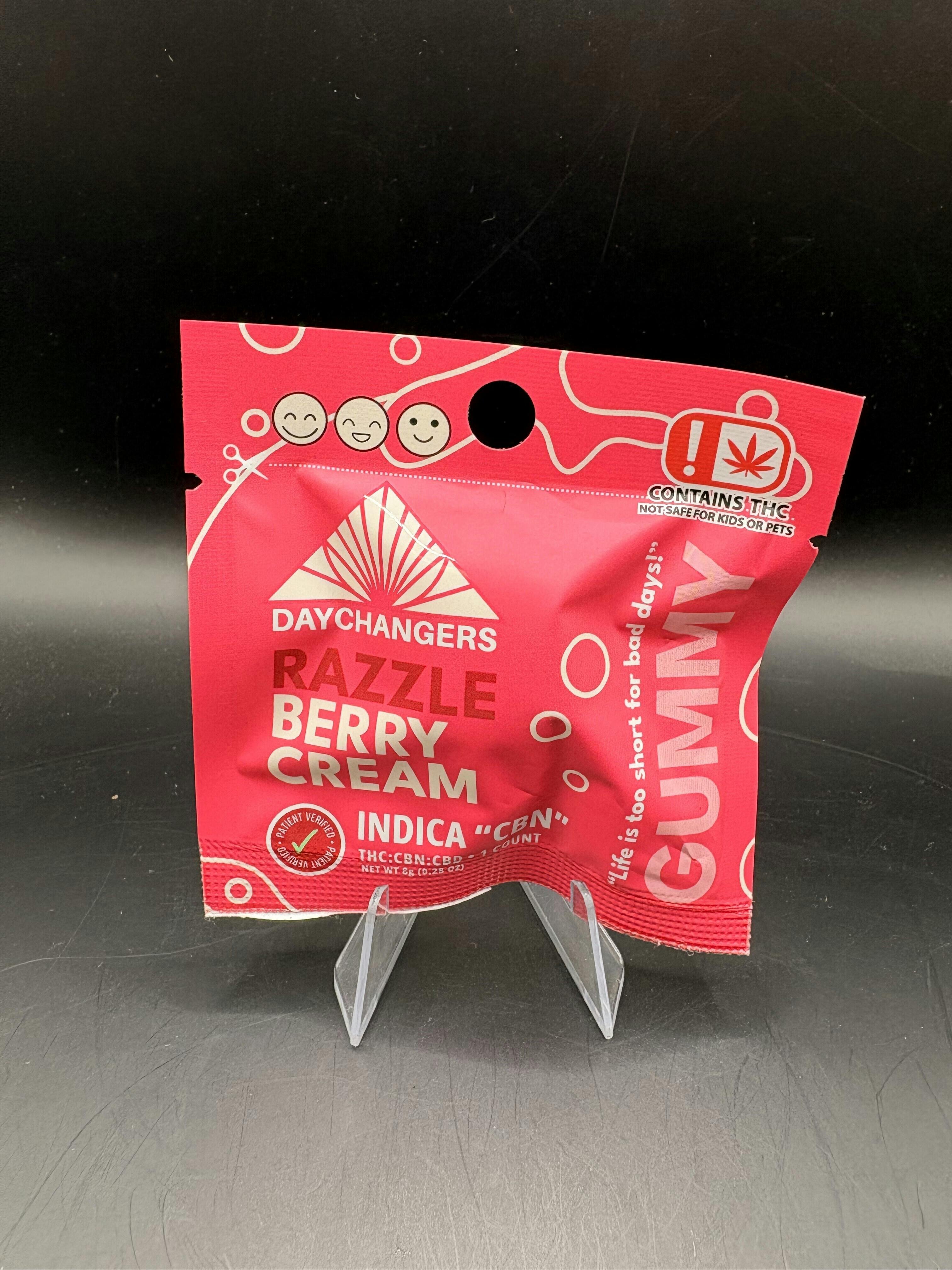 Day Changer | Razzle Berry Cream Single Gummy | 250mg