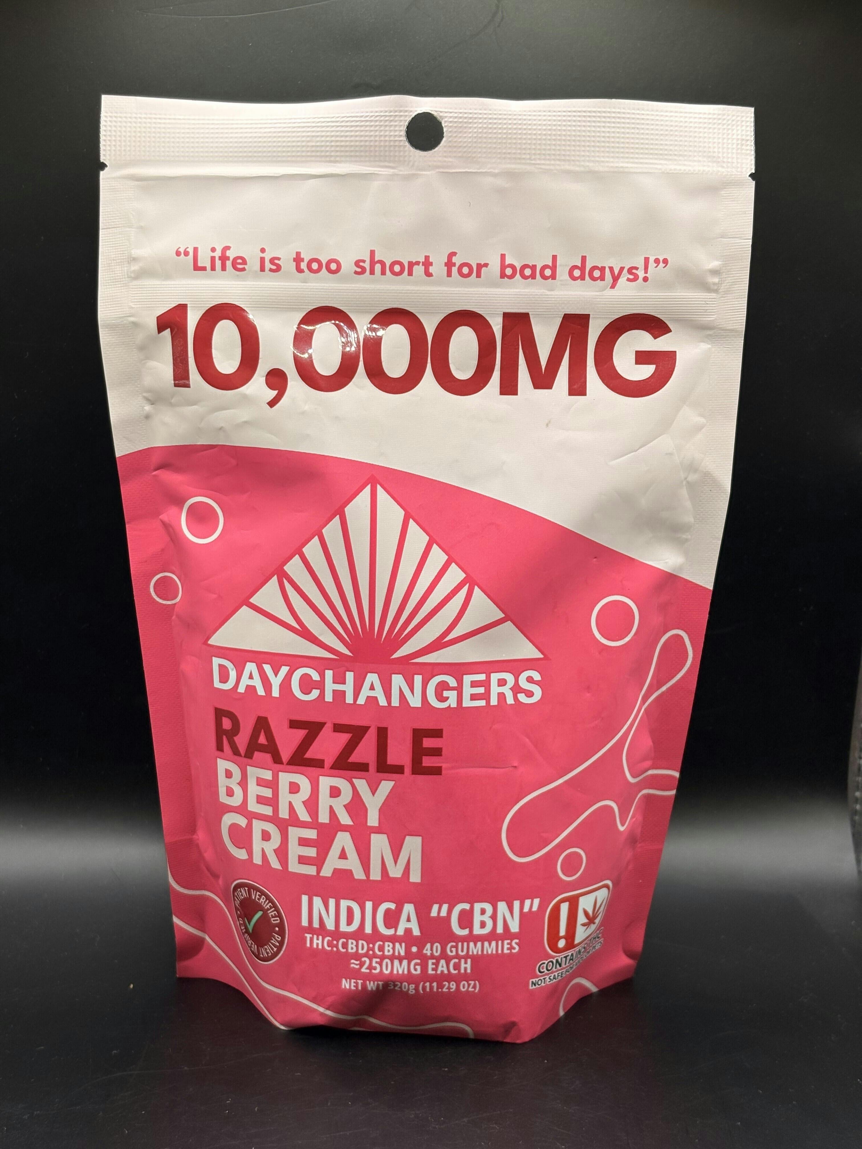 Day Changer | Razzle Berry Cream Gummies (40ct.) | 10,000mg