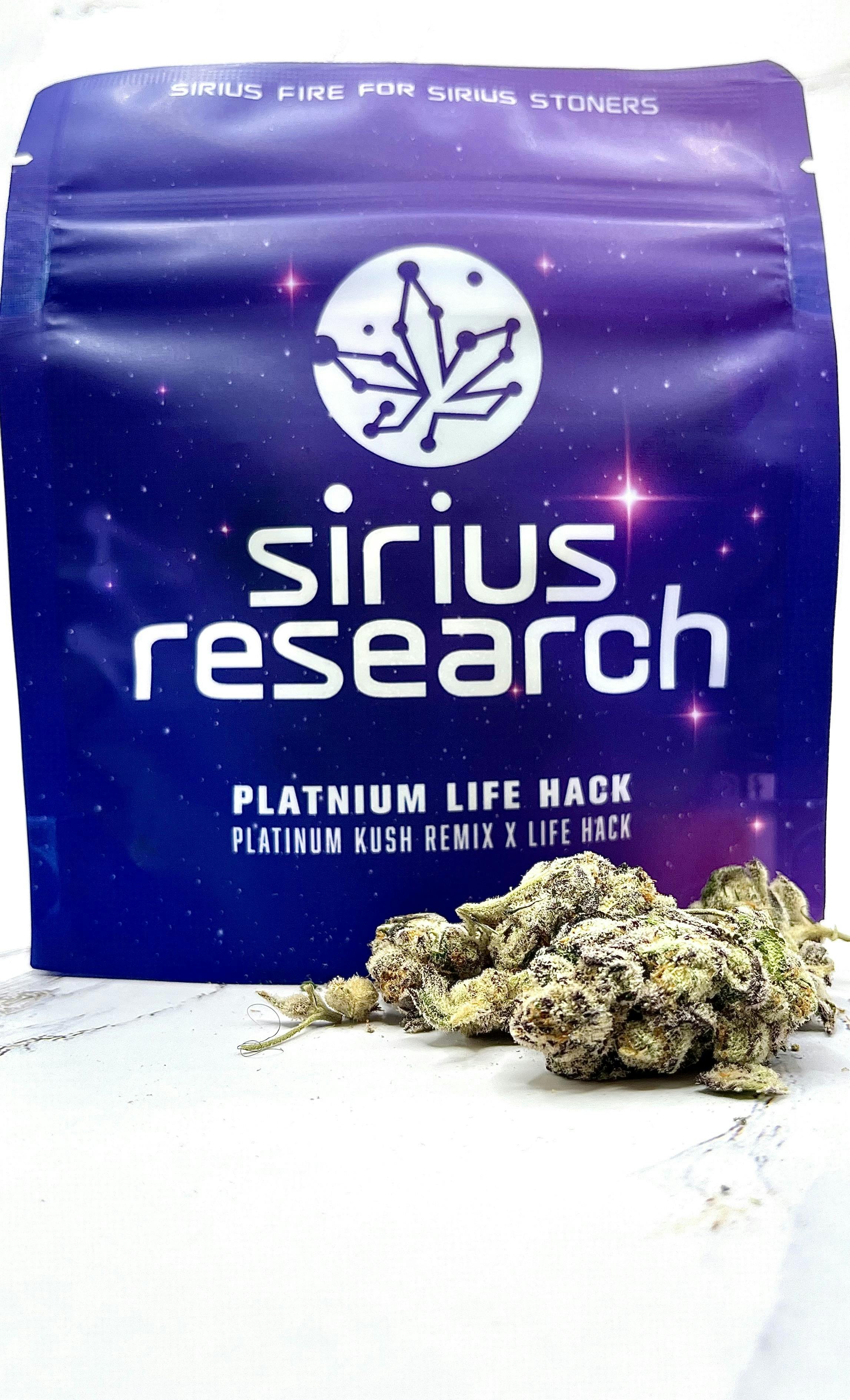 Platinum Life Hack | Big Buds | 3.5g by SIRIUS RESEARCH LLC