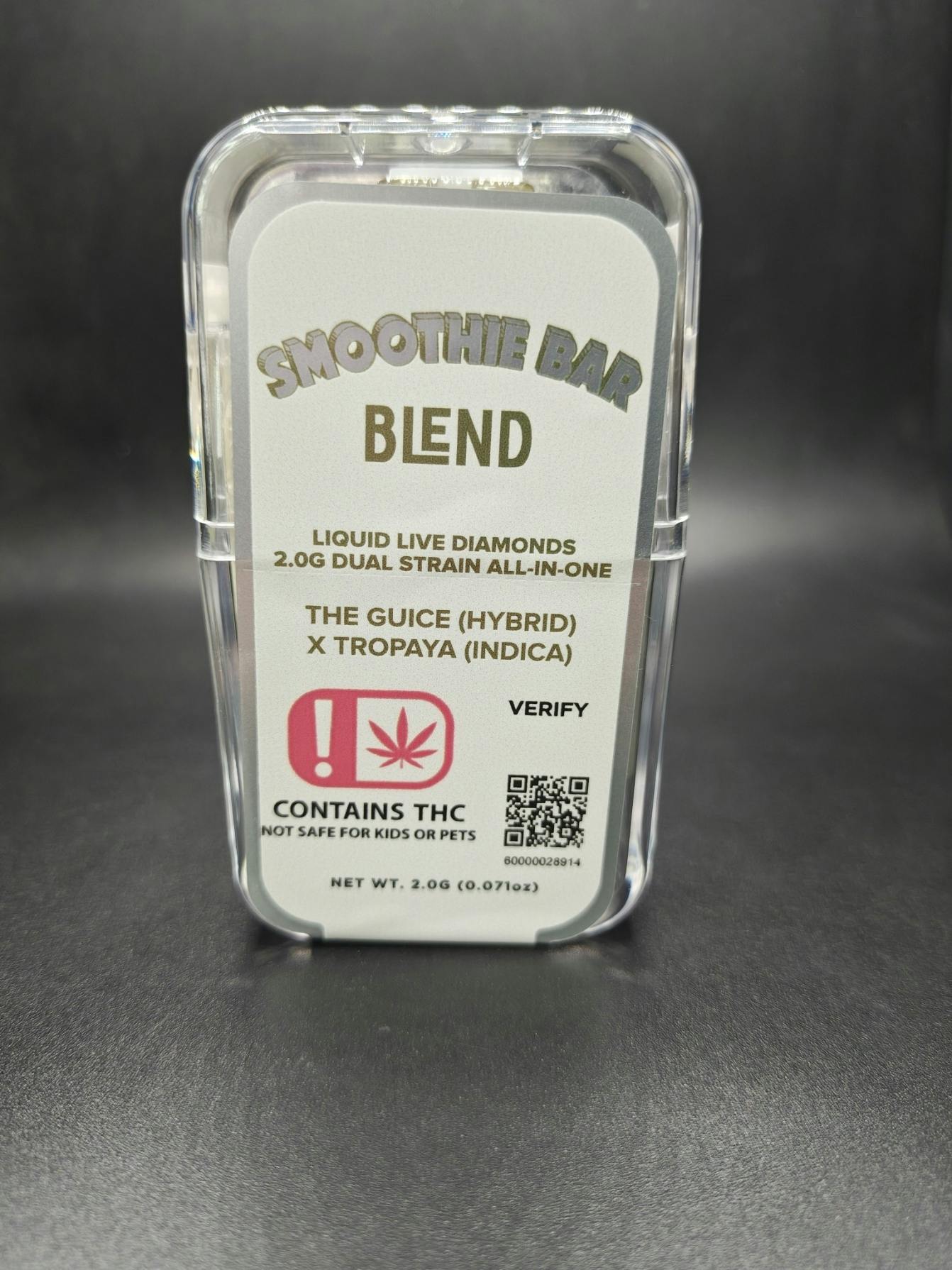 2G Liquid Diamond Dual Chamber Disposable: The Guice x Tropaya by Smoothie Bar