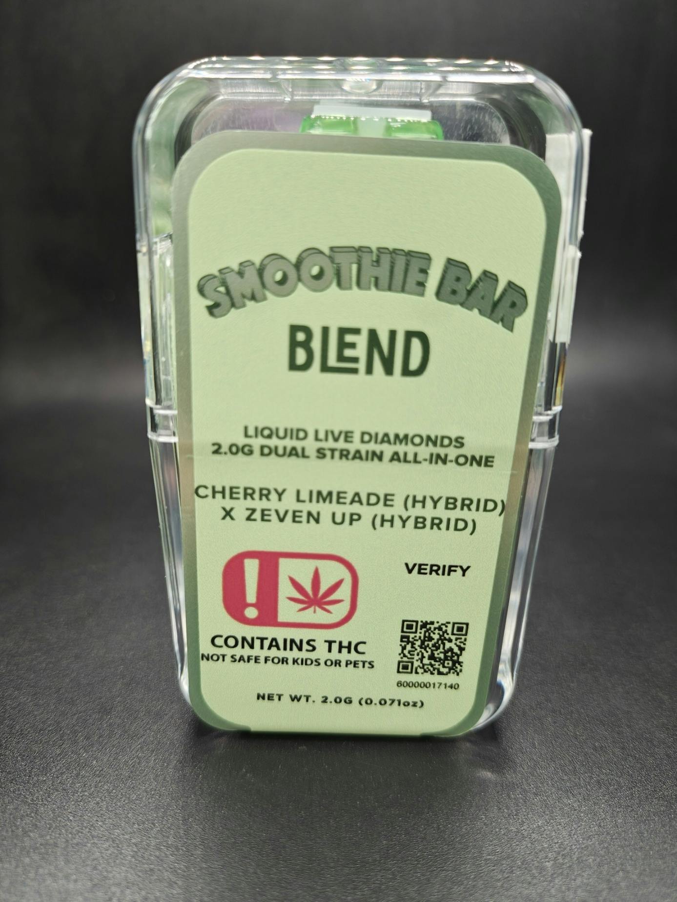 2G Liquid Diamond Dual Chamber Disposable: Cherry Limeade x Zeven Up by Smoothie Bar