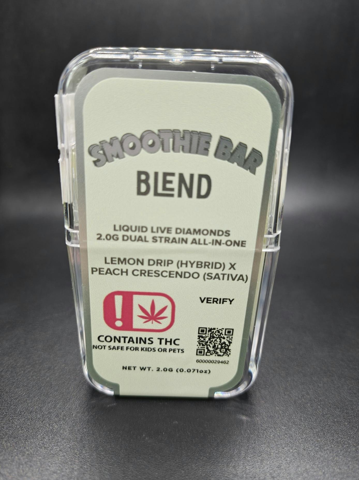 2G Liquid Diamond Dual Chamber Disposable: Lemon Drip x Peach Crescendo by Smoothie Bar