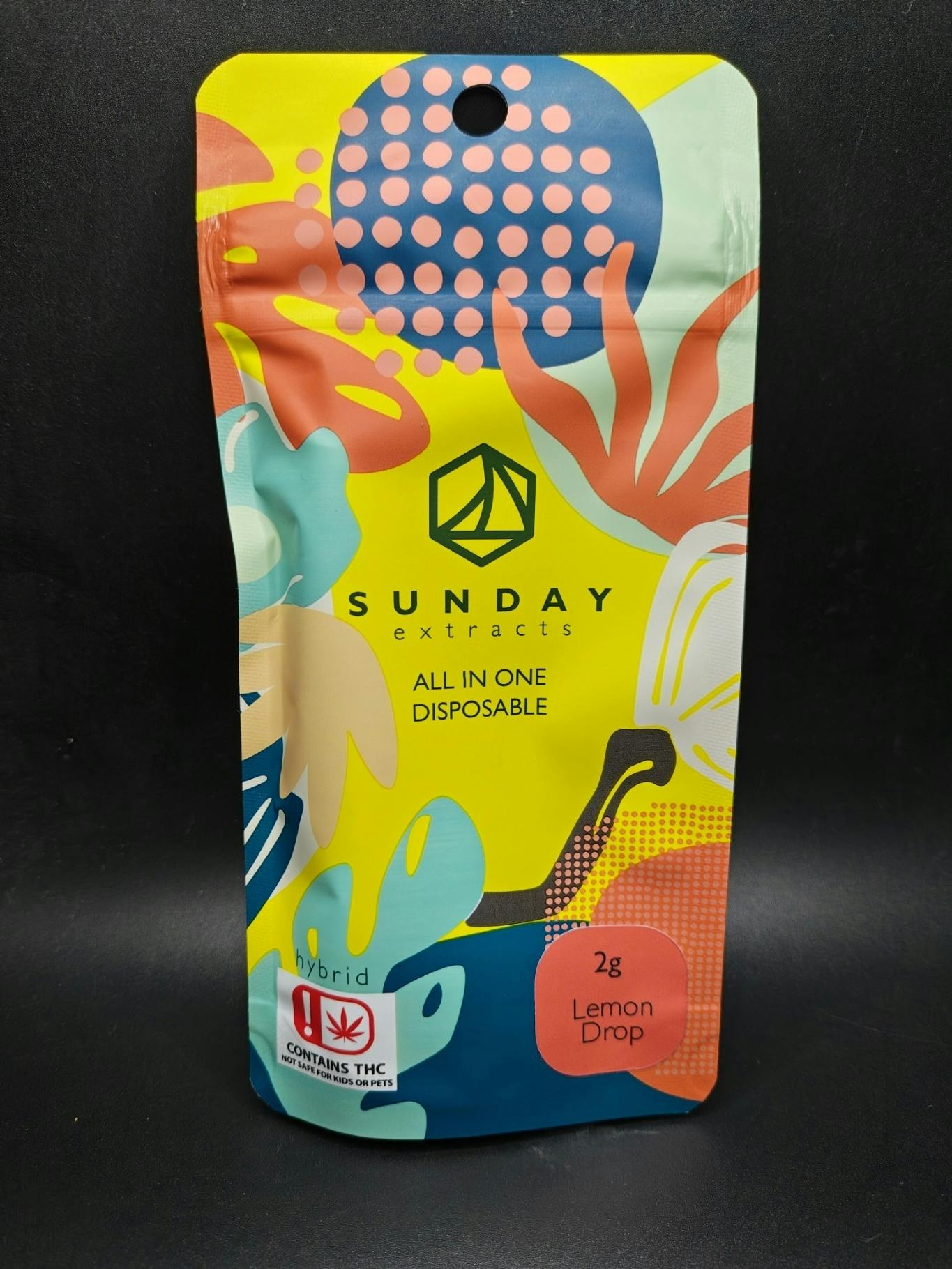 Sunday Extracts | Lemon Drop | Disposable | 2g by Sunday Extracts