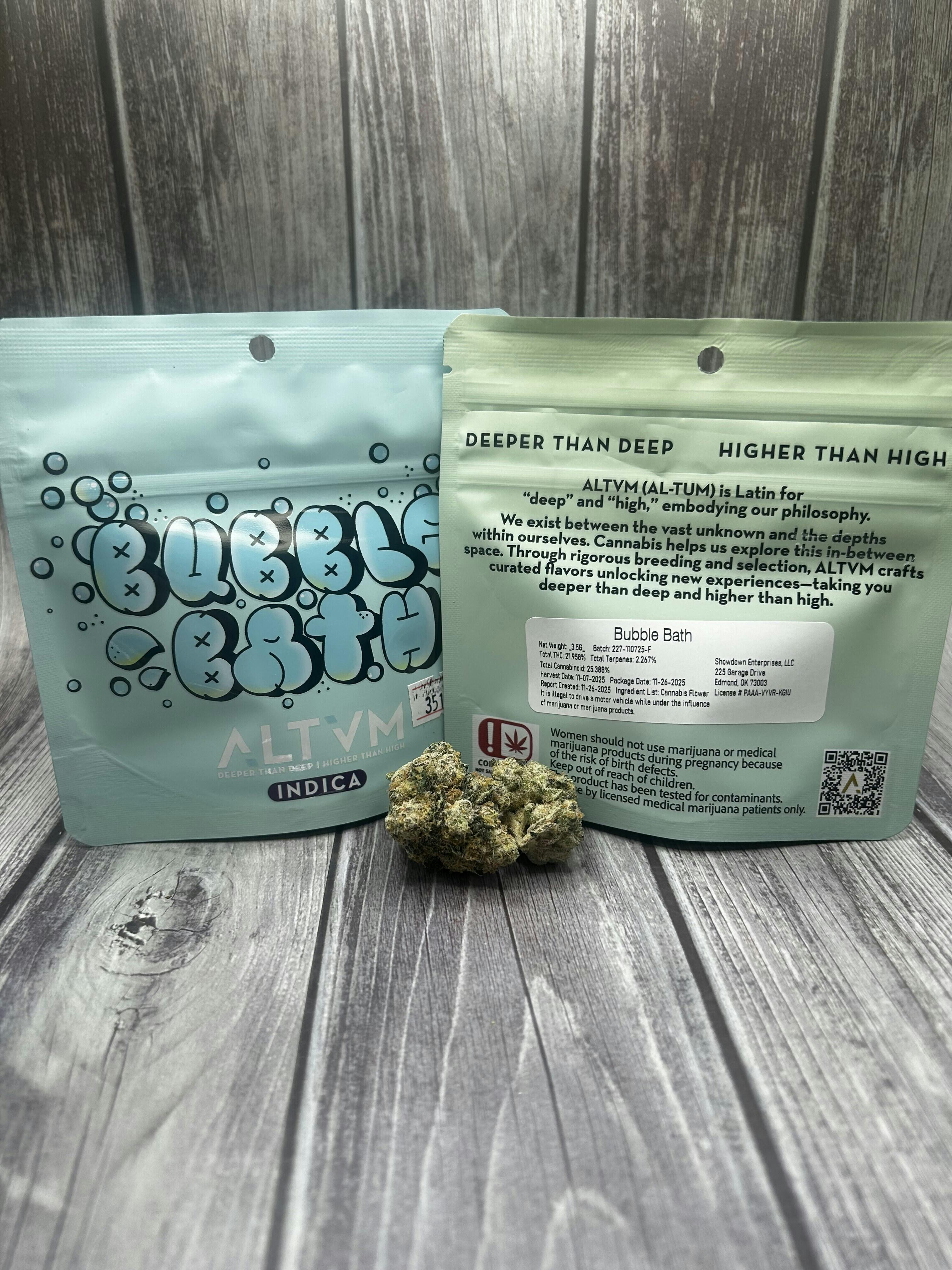 ALTVM | Bubble Bath | Flower | 3.5g
