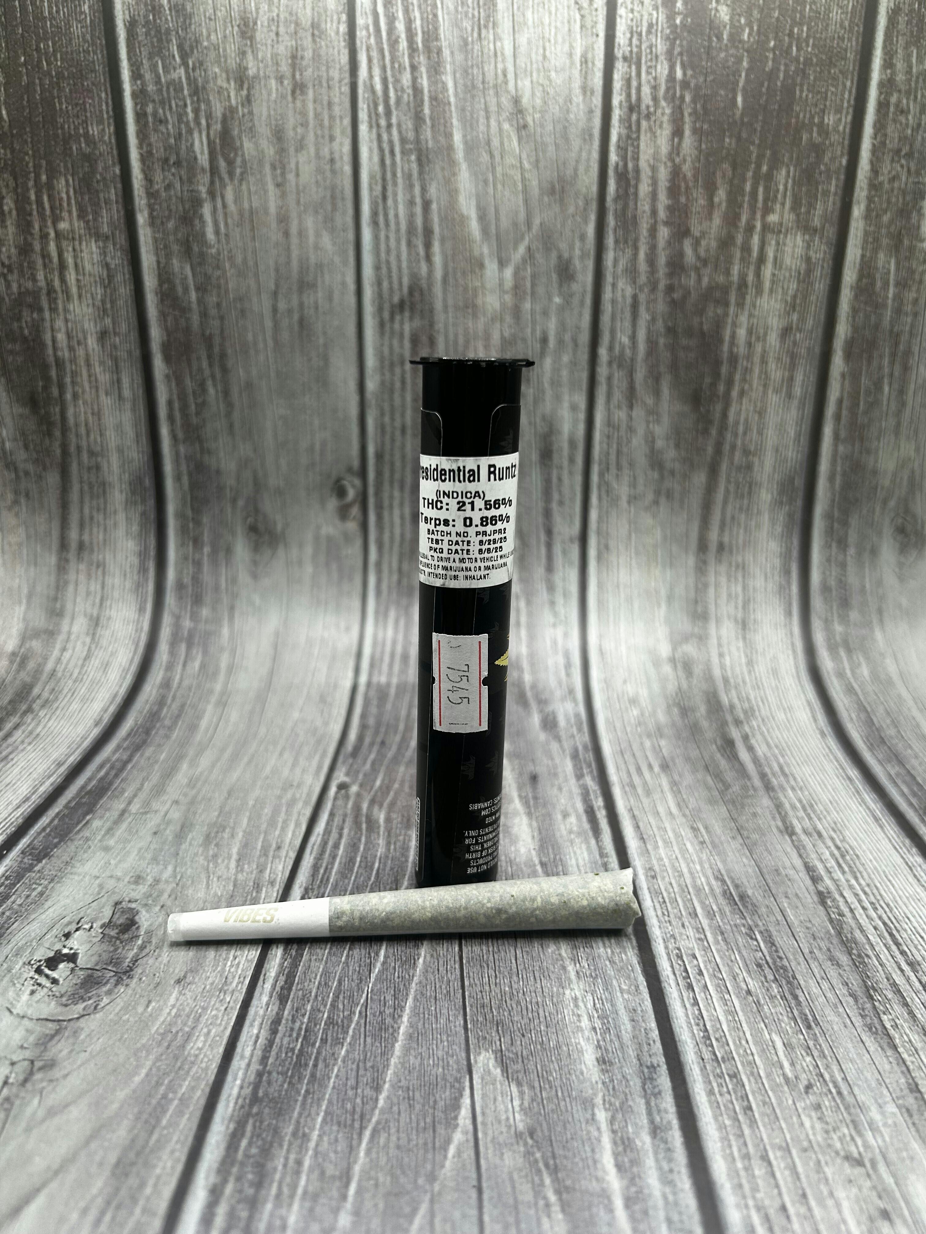 Jubel | Premium Pre-Roll | Presidential Runtz | 1 Gram