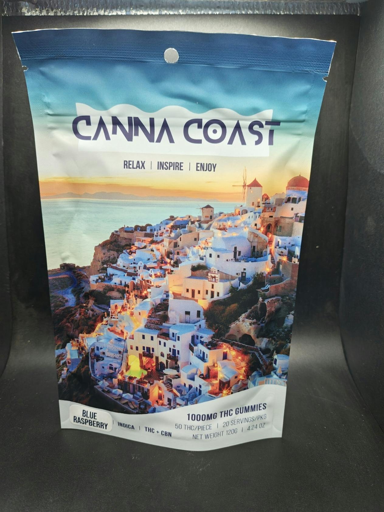 Canna Coast - Blue Raspberry - 1000MG Gummies