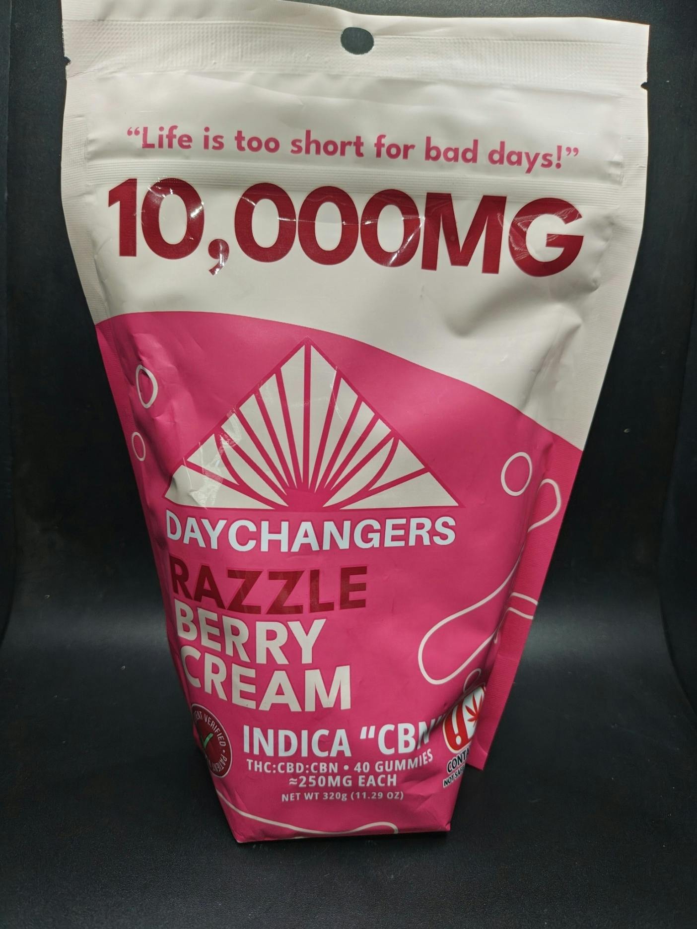 Day Changer | Razzle Berry Cream Gummies (40ct.) | 10,000mg