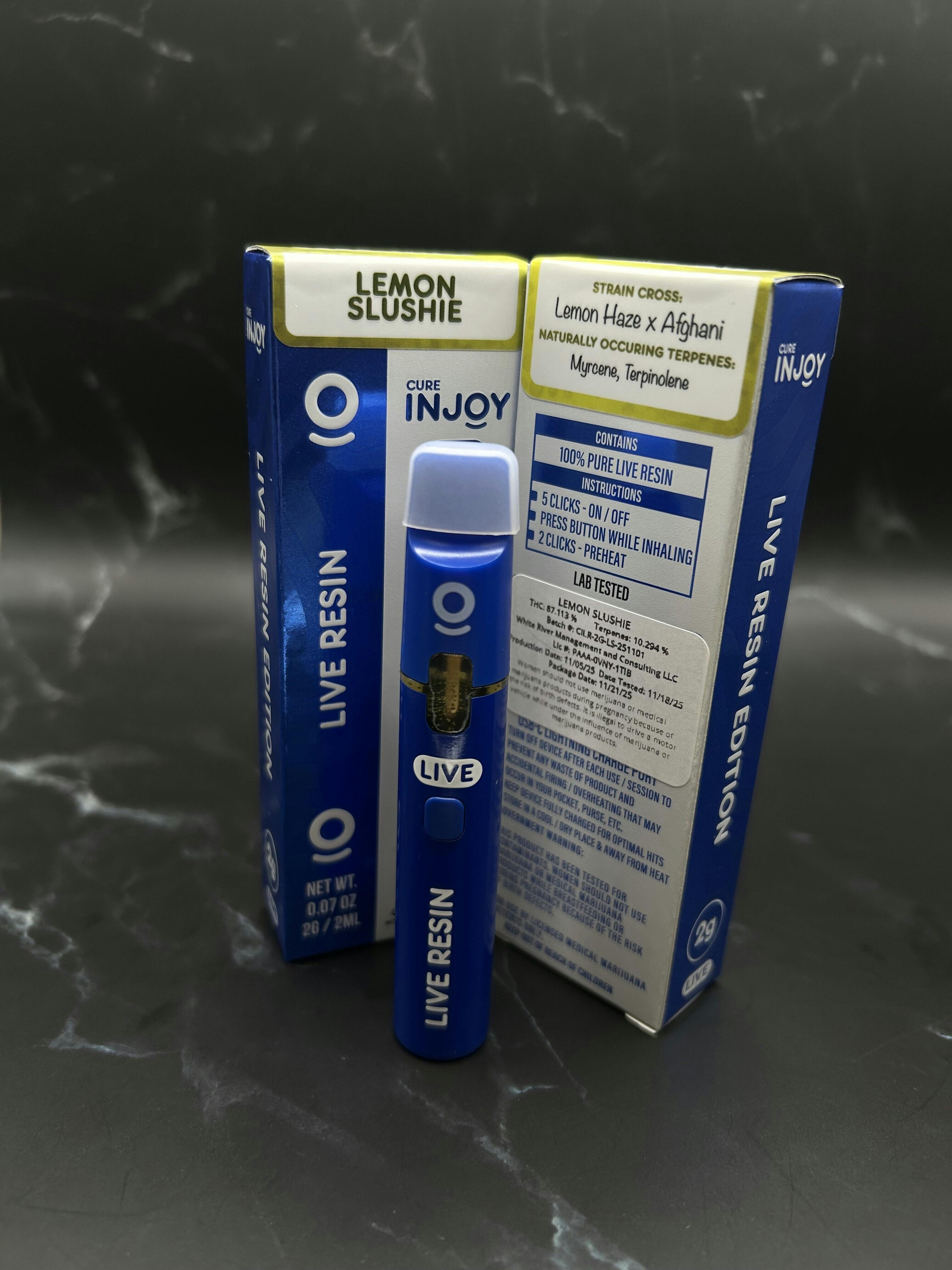 Lemon Slushie | Live Resin Disposable | 2g