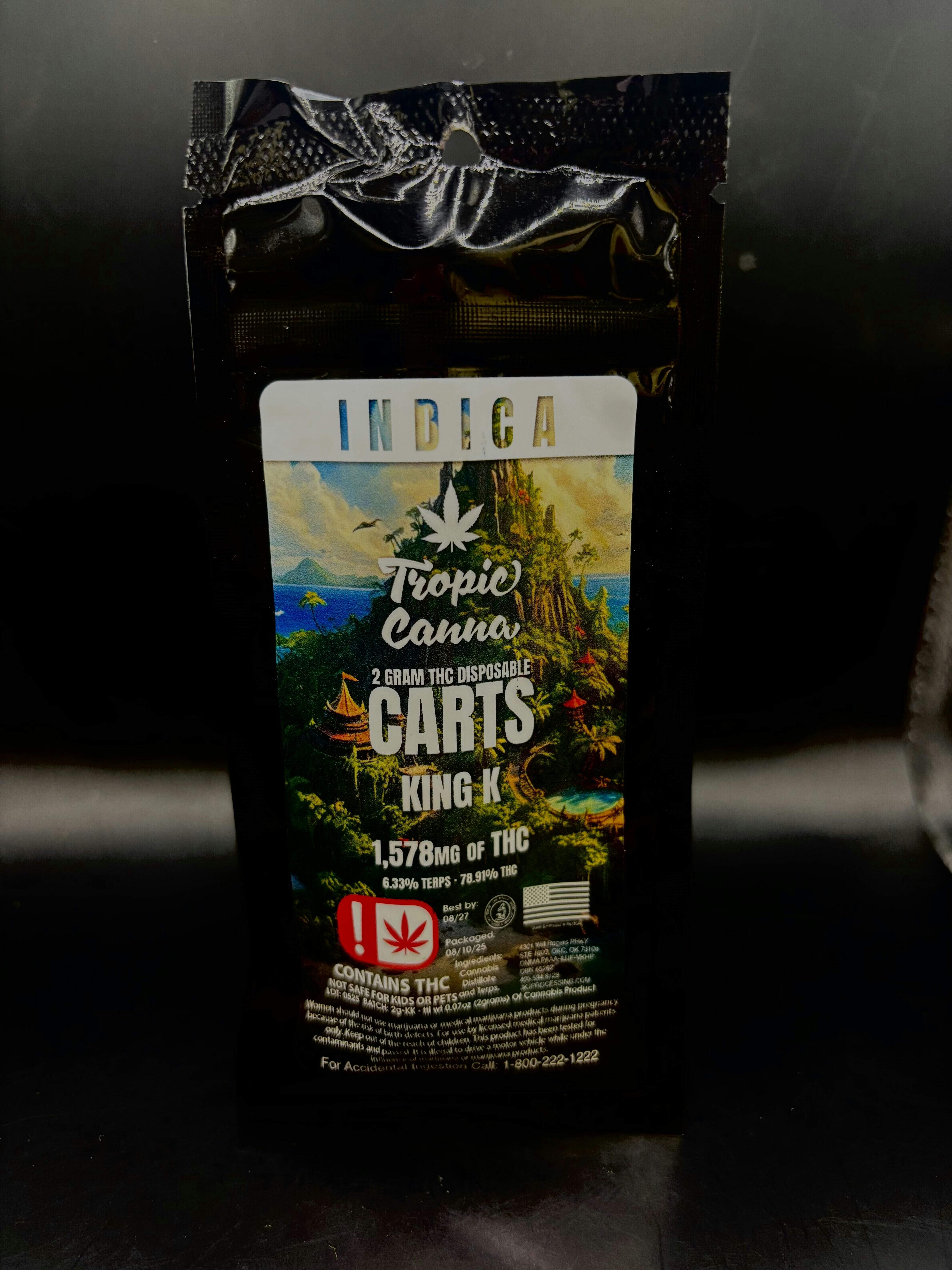 Tropic Canna - King K - 2G Disposable