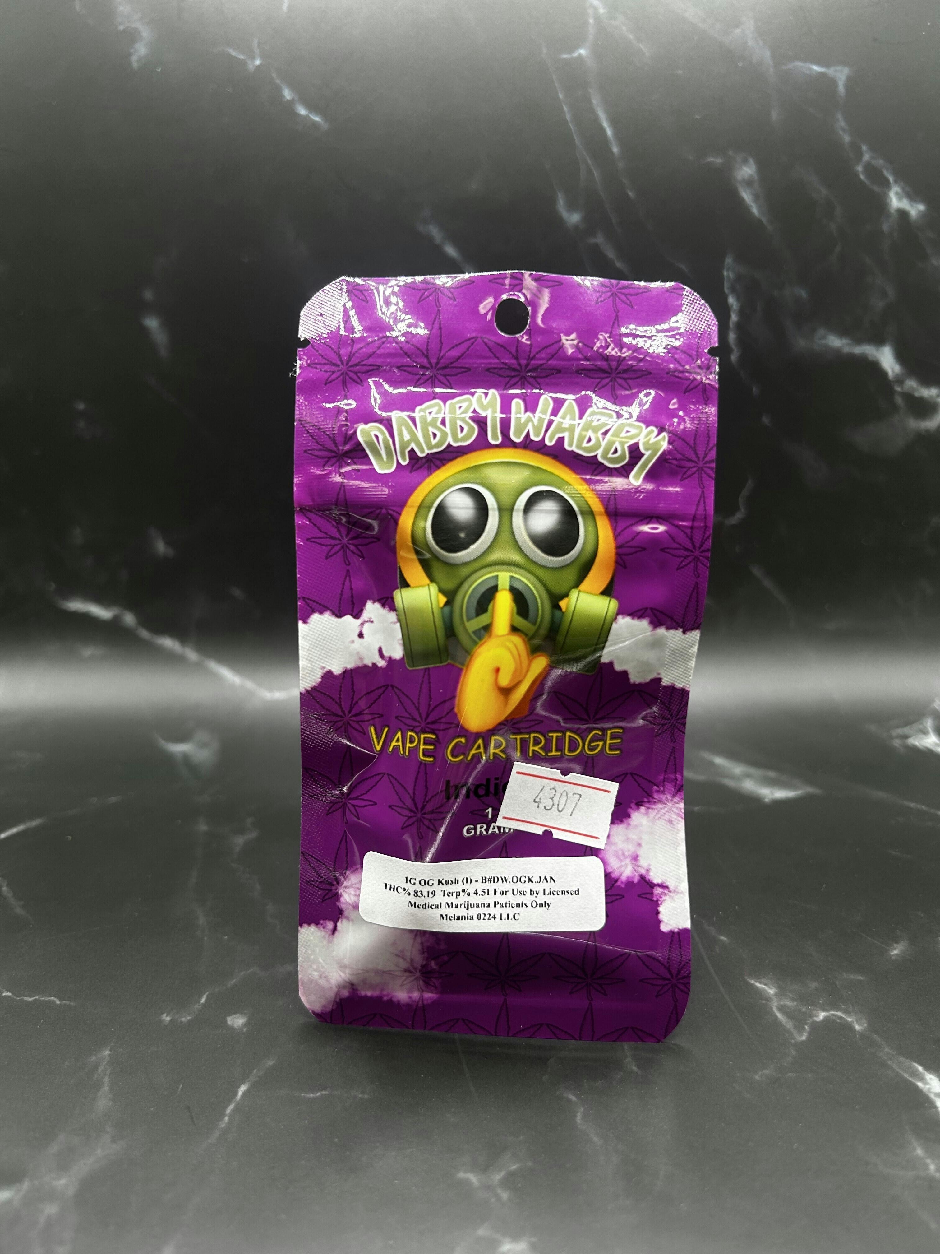 Dabby Wabby - OG Kush - 1G Cartridge (15G/86.20)