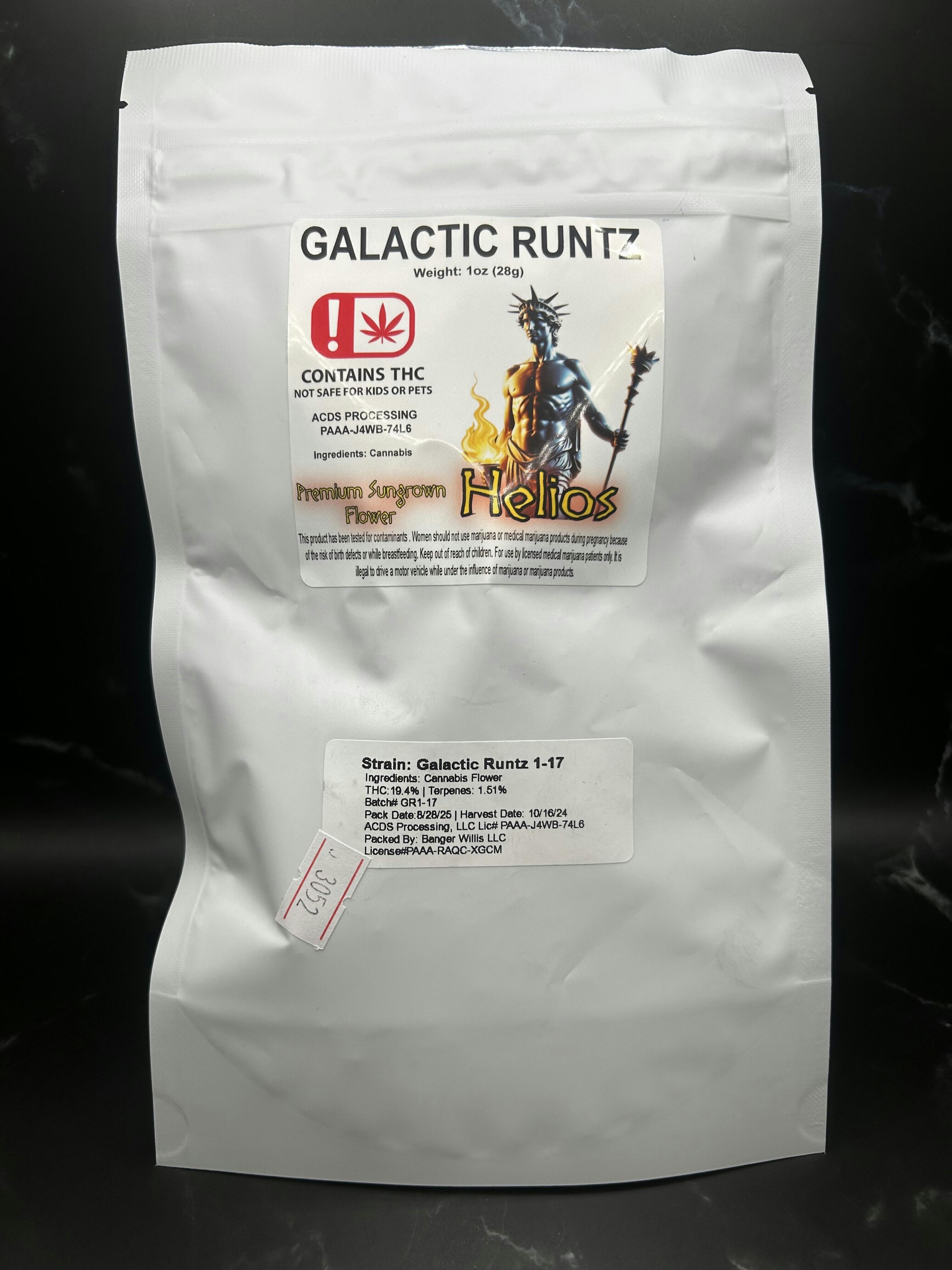 ACDS - Galactic Runtz - Pre-Pack Small Popcorn Ounce Flower