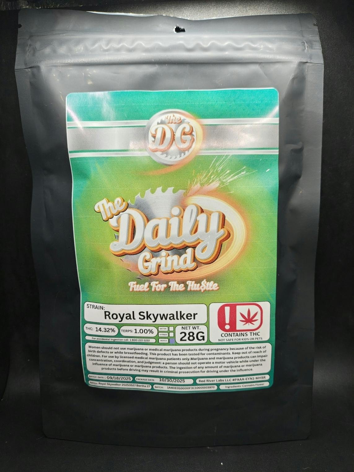 Red River Labs - Royal Skywalker - Pre-Pack Small Popcorn Ounce Flower