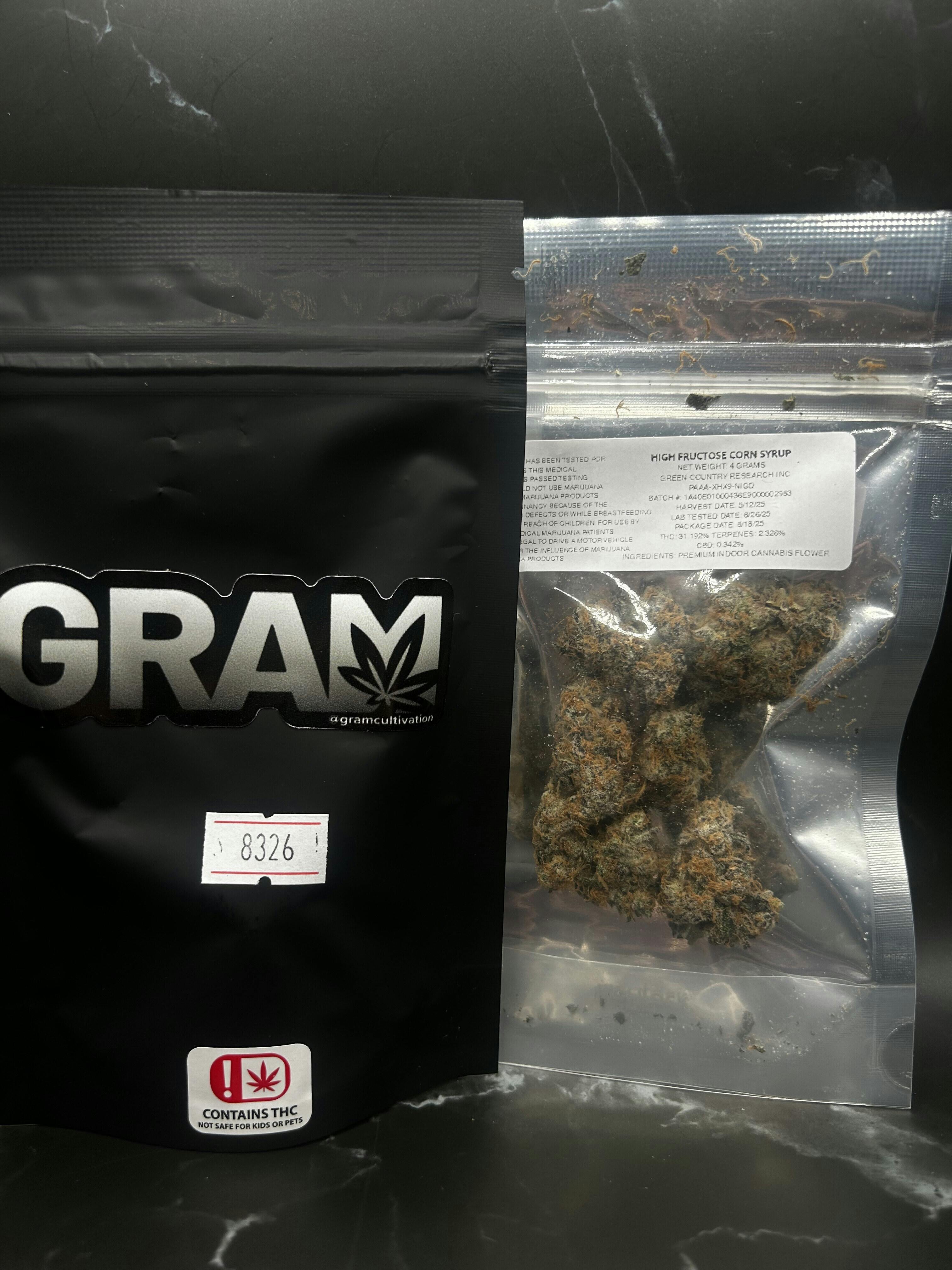 GRAM Cultivation - High Fructose Corn Syrup - Premium Pre-Pack Flower