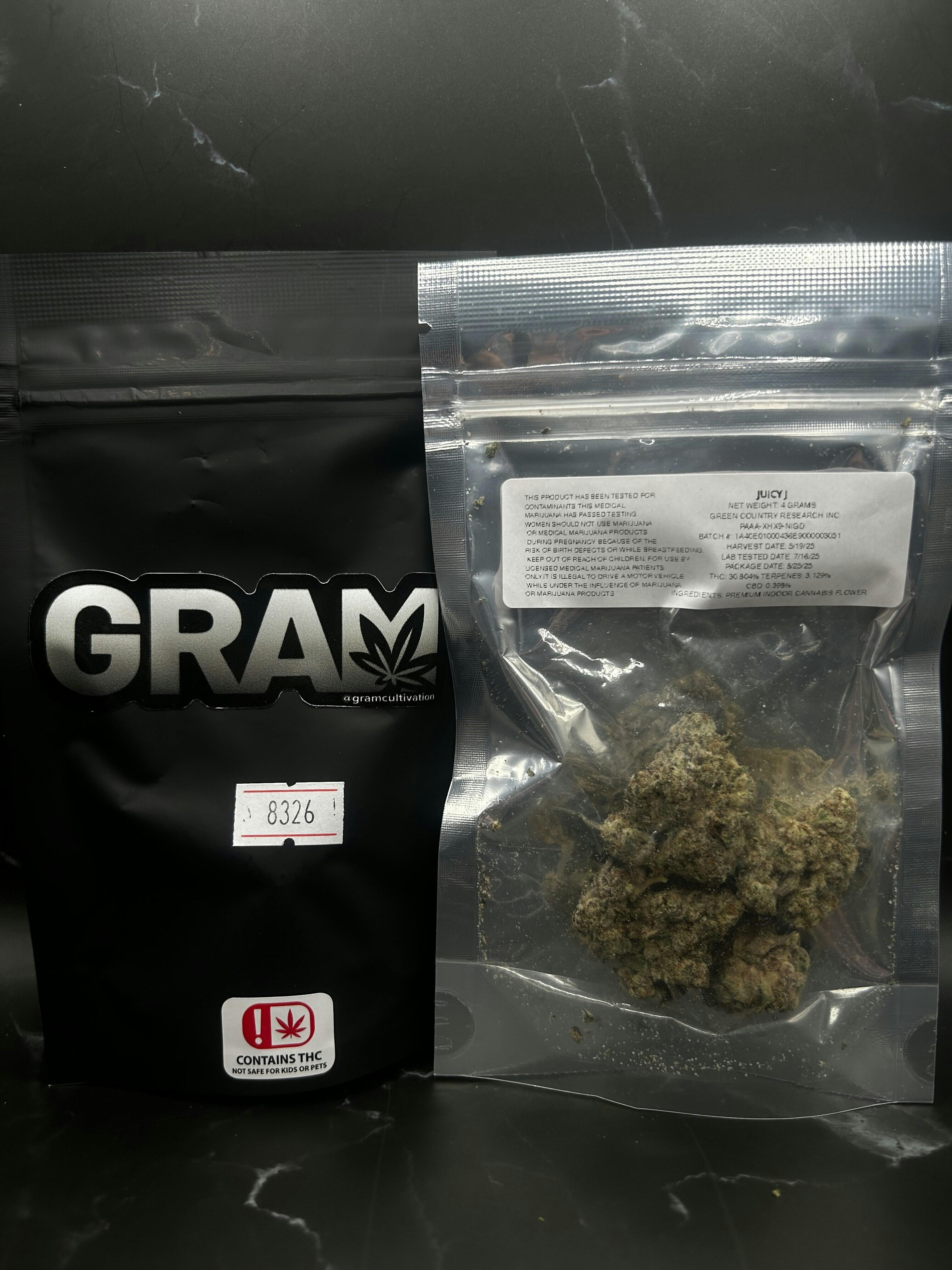 GRAM Cultivation - Juicy J - Premium Pre-Pack Flower