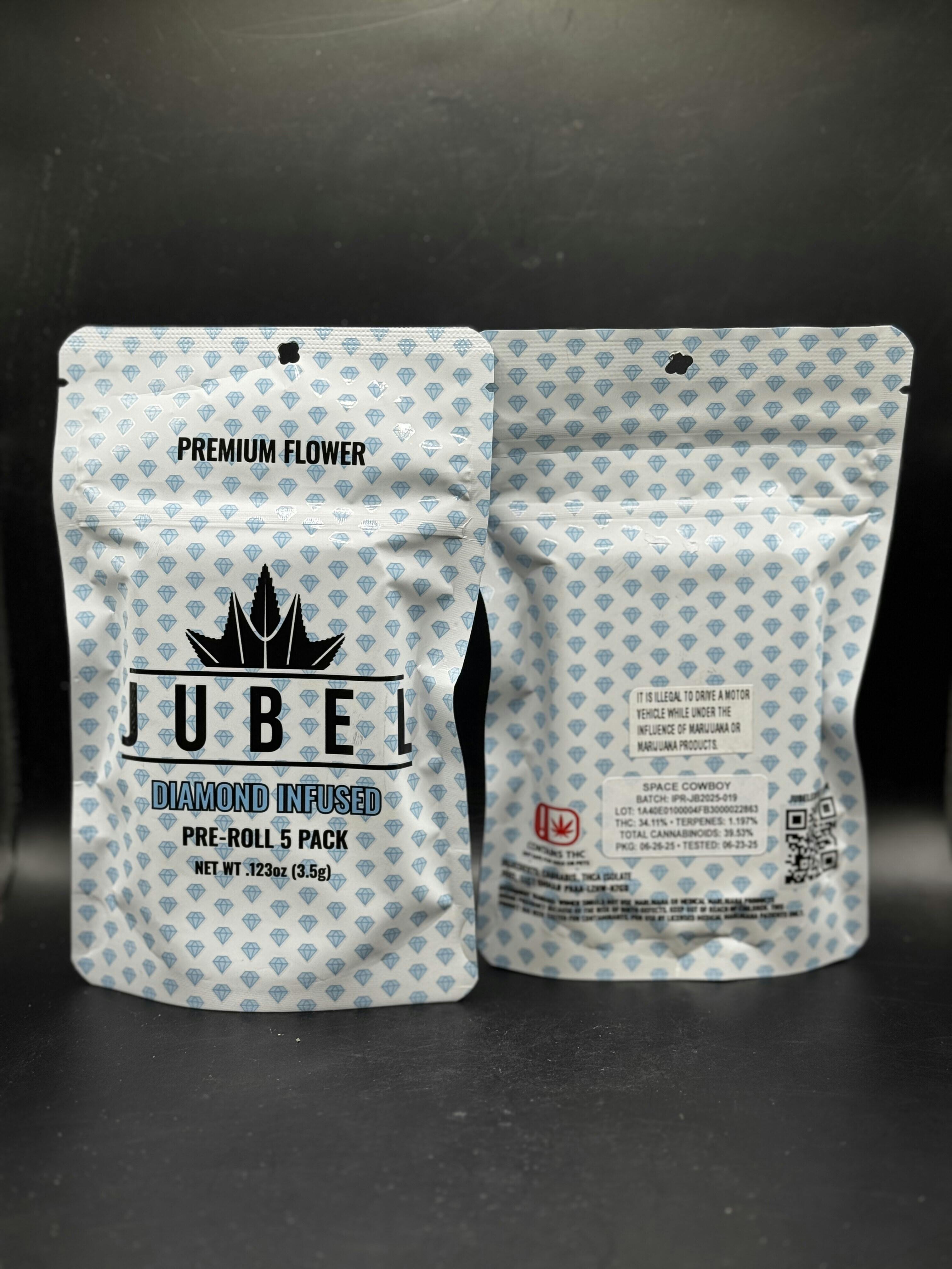 Jubel | 5-Pack Premium Infused Pre-Roll Blend | Space Cowboy | 3.5 Grams