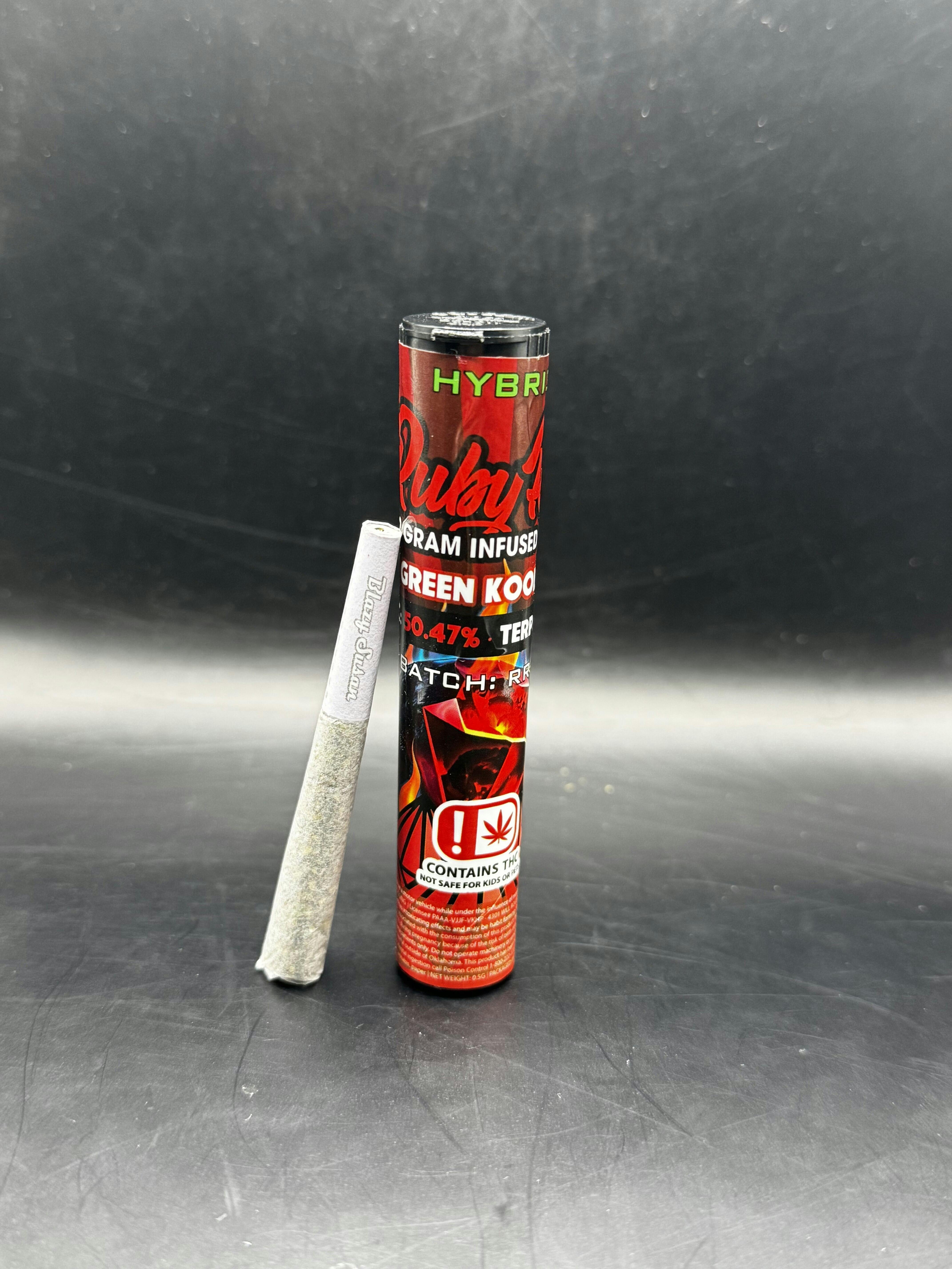 Ruby Red - Green Koolaid - 0.5G Infused Pre Roll