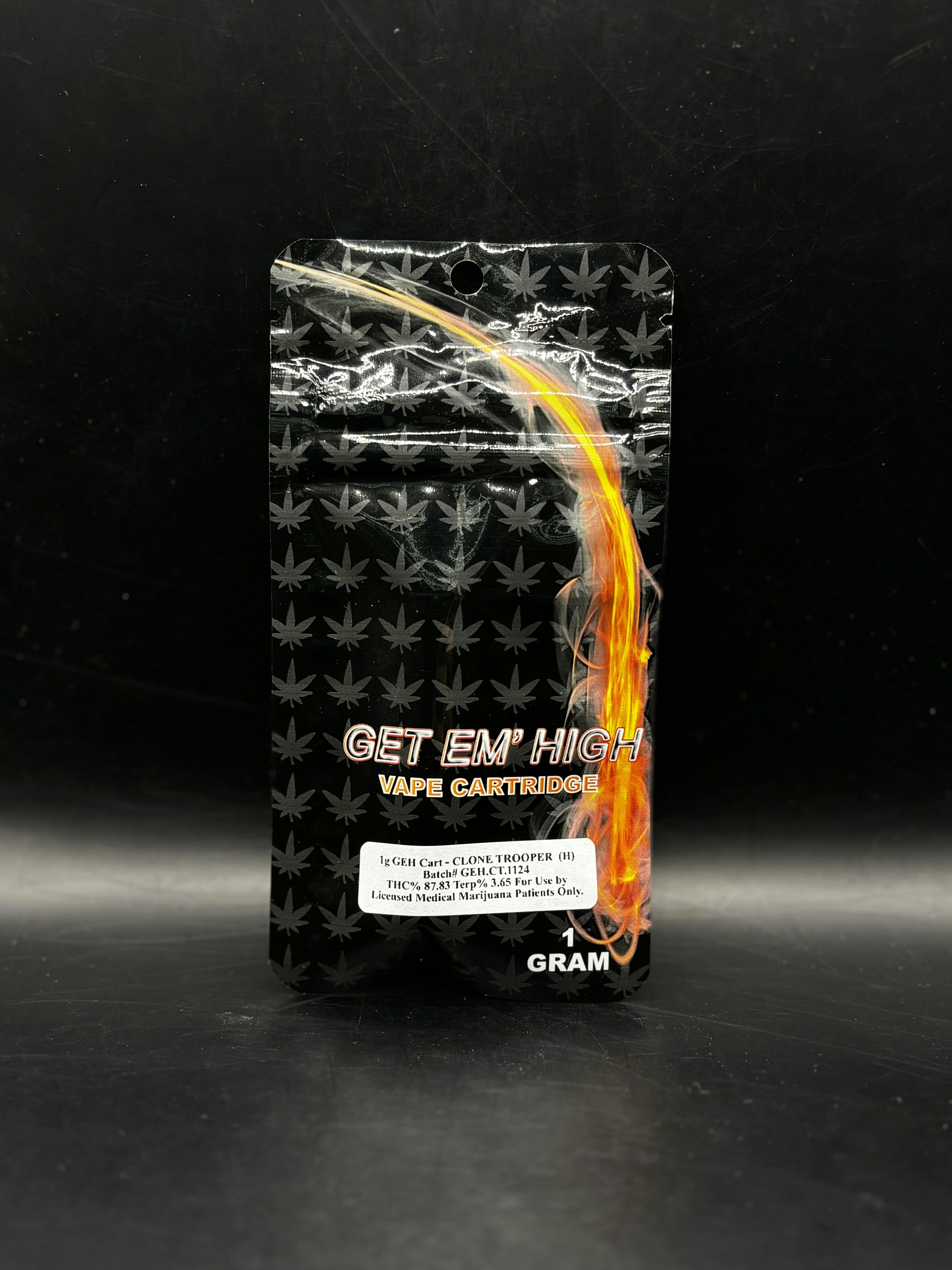 Get 'Em High- Clone Trooper - 1G Cartridge (15G/$86.20)