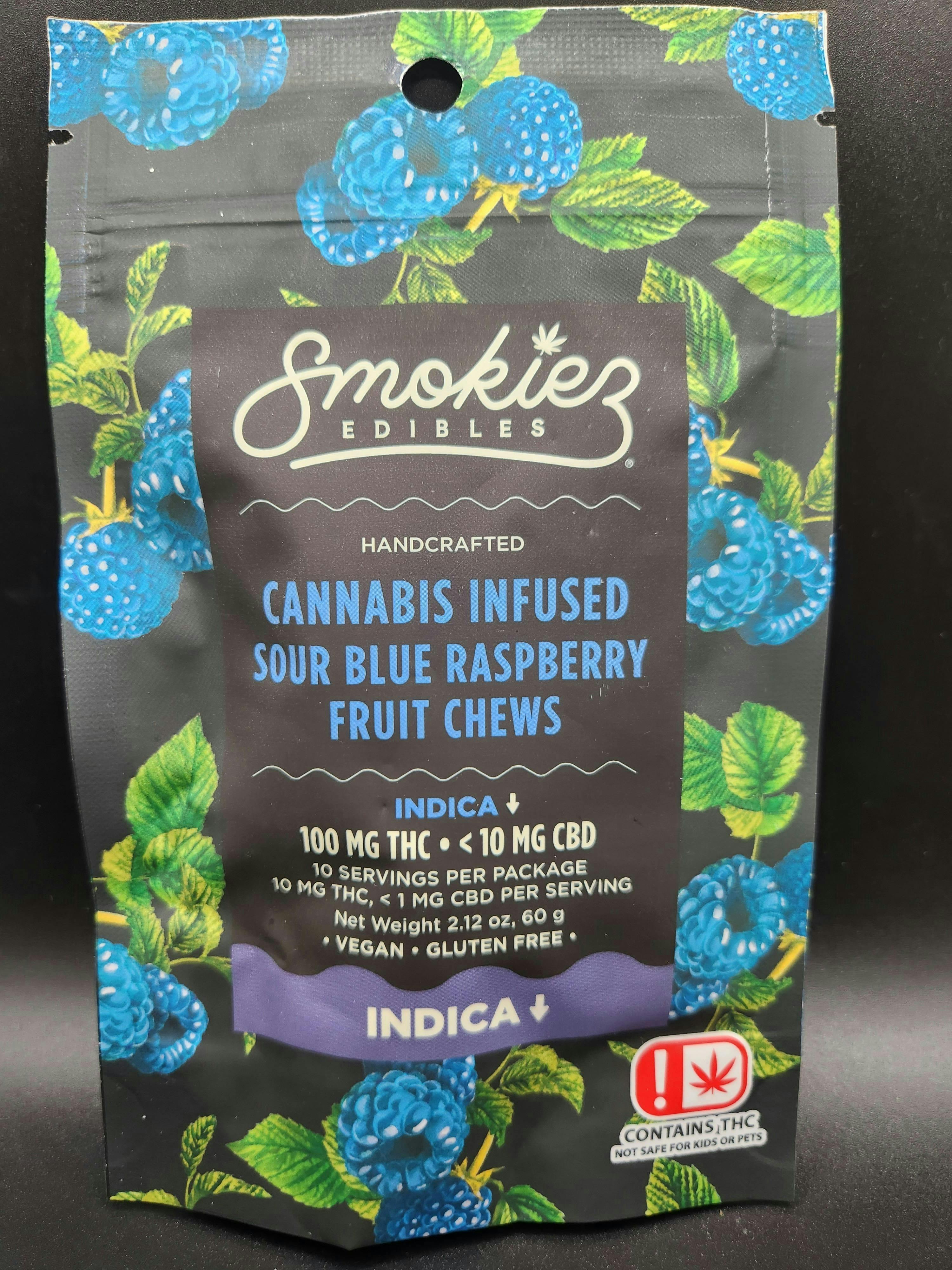 Sour Blue Raspberry Gummies | 100mg | 10ct | 10mg/ea