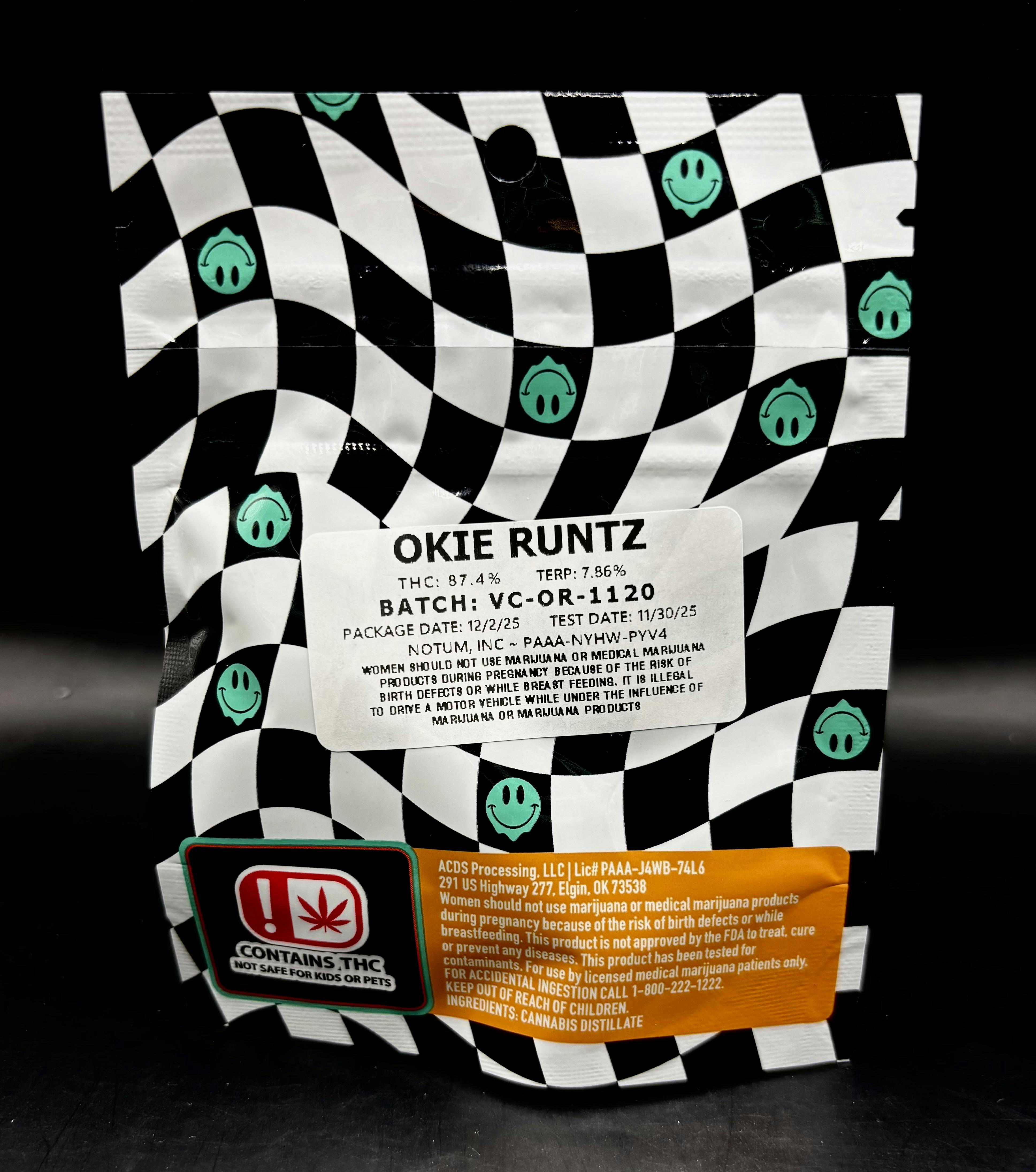 Okie Runtz | Cartridge | 1g