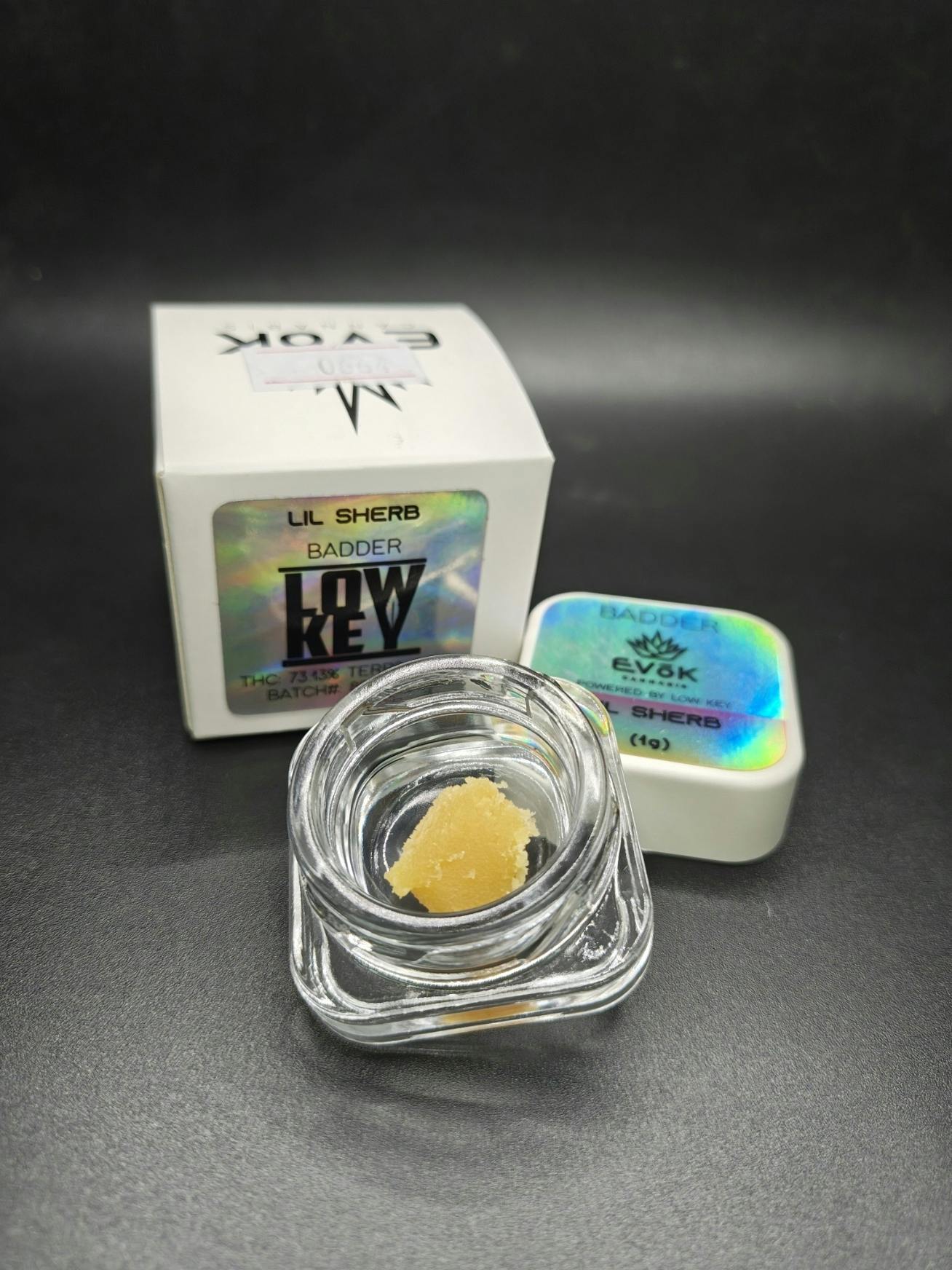 Evok - Lil Sherb - 1G Badder Concentrate Jar (12G/$86.20)