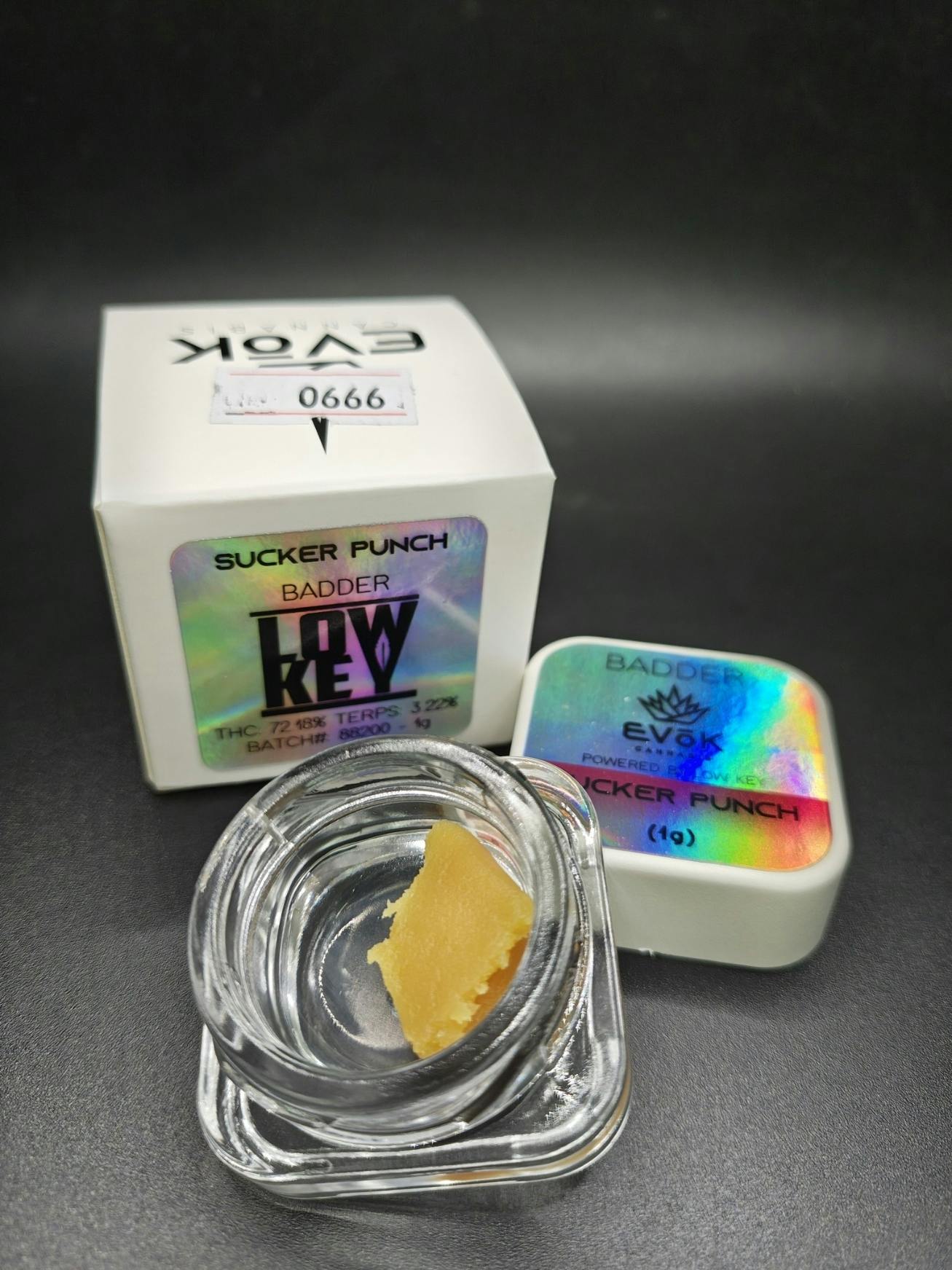 Evok - Sucker Punch - 1G Badder Concentrate Jar (12G/$86.20)