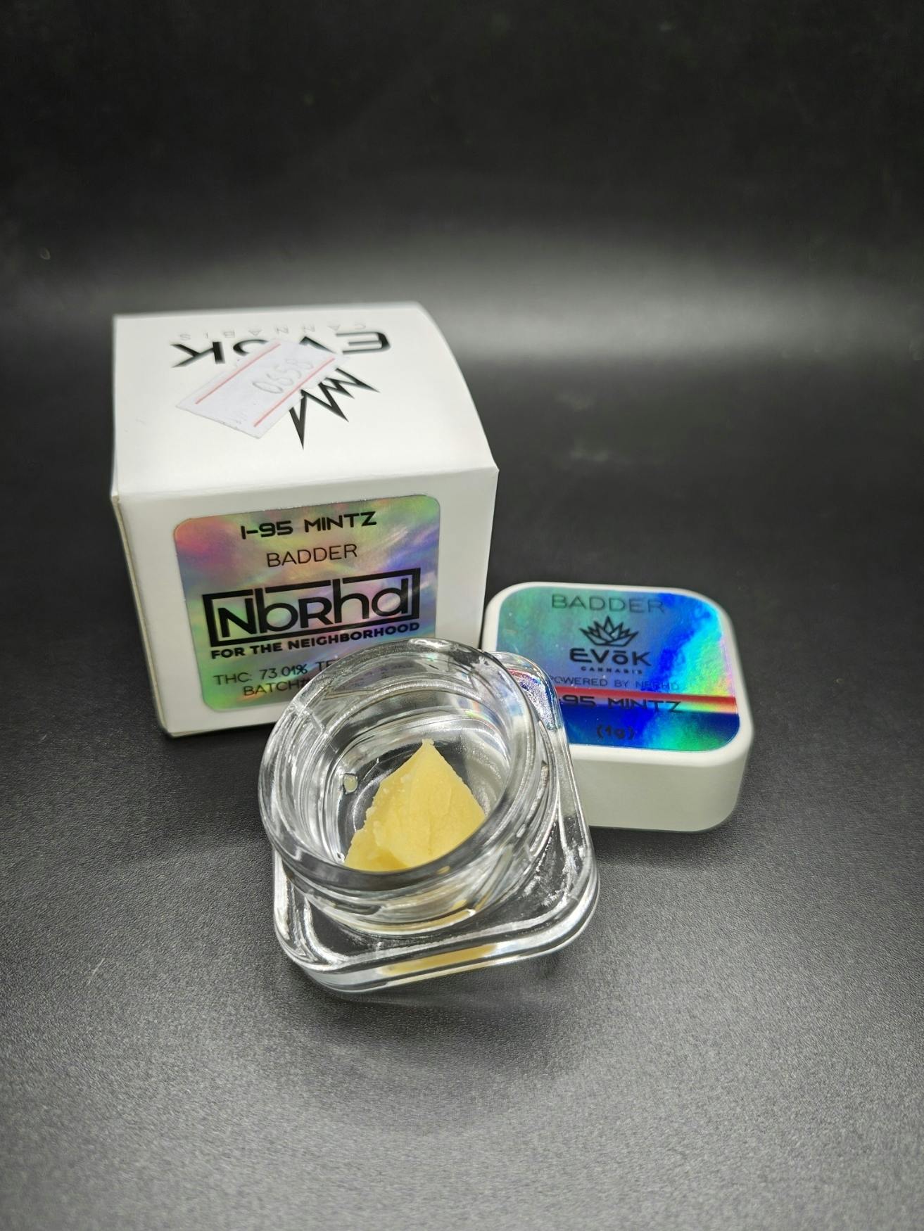 Evok - I-95 Mintz - 1G Badder Concentrate Jar (12G/$86.20)
