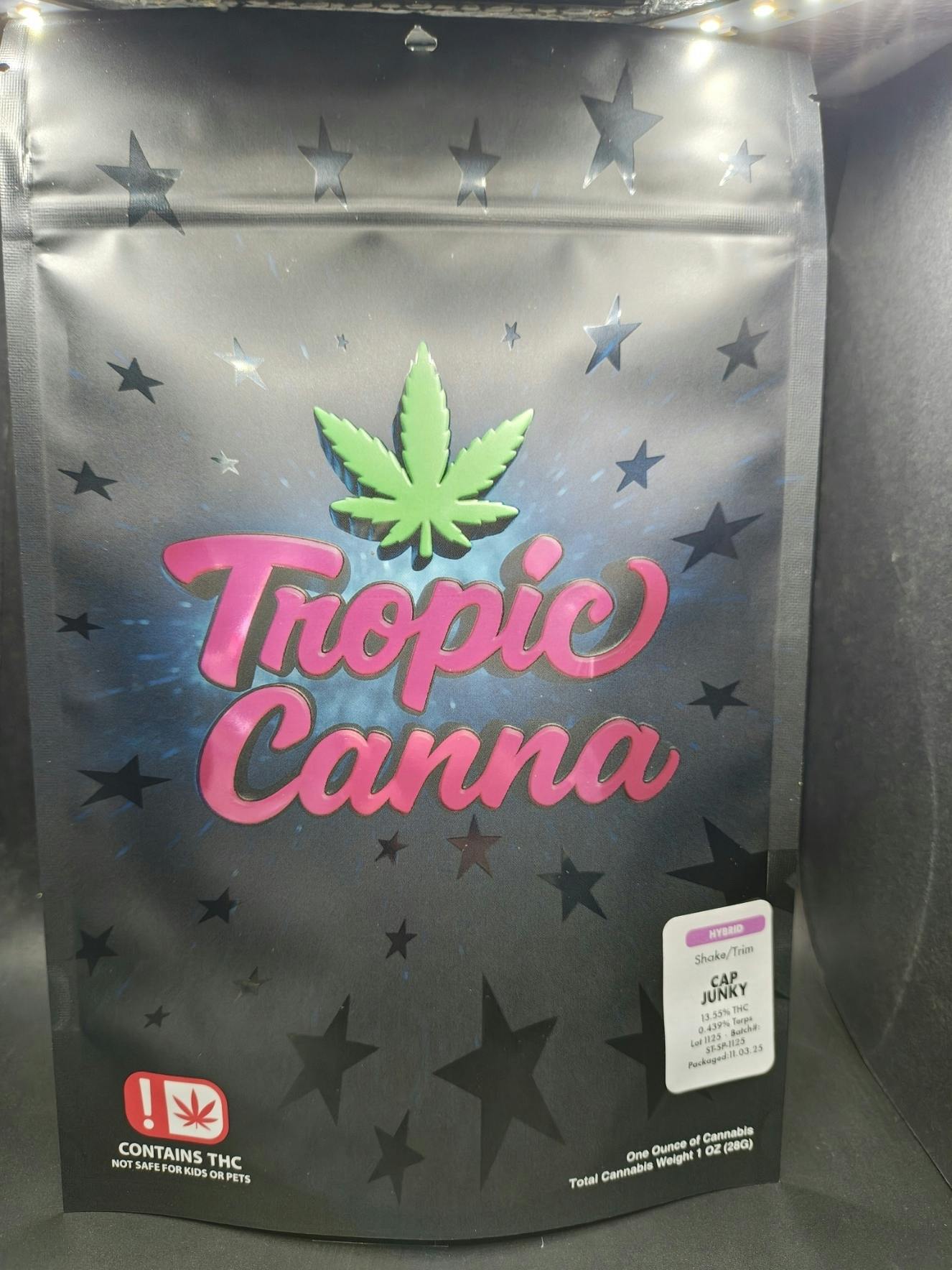 Tropic Canna - Cap Junky - Pre-Pack Discount Shake Ounce