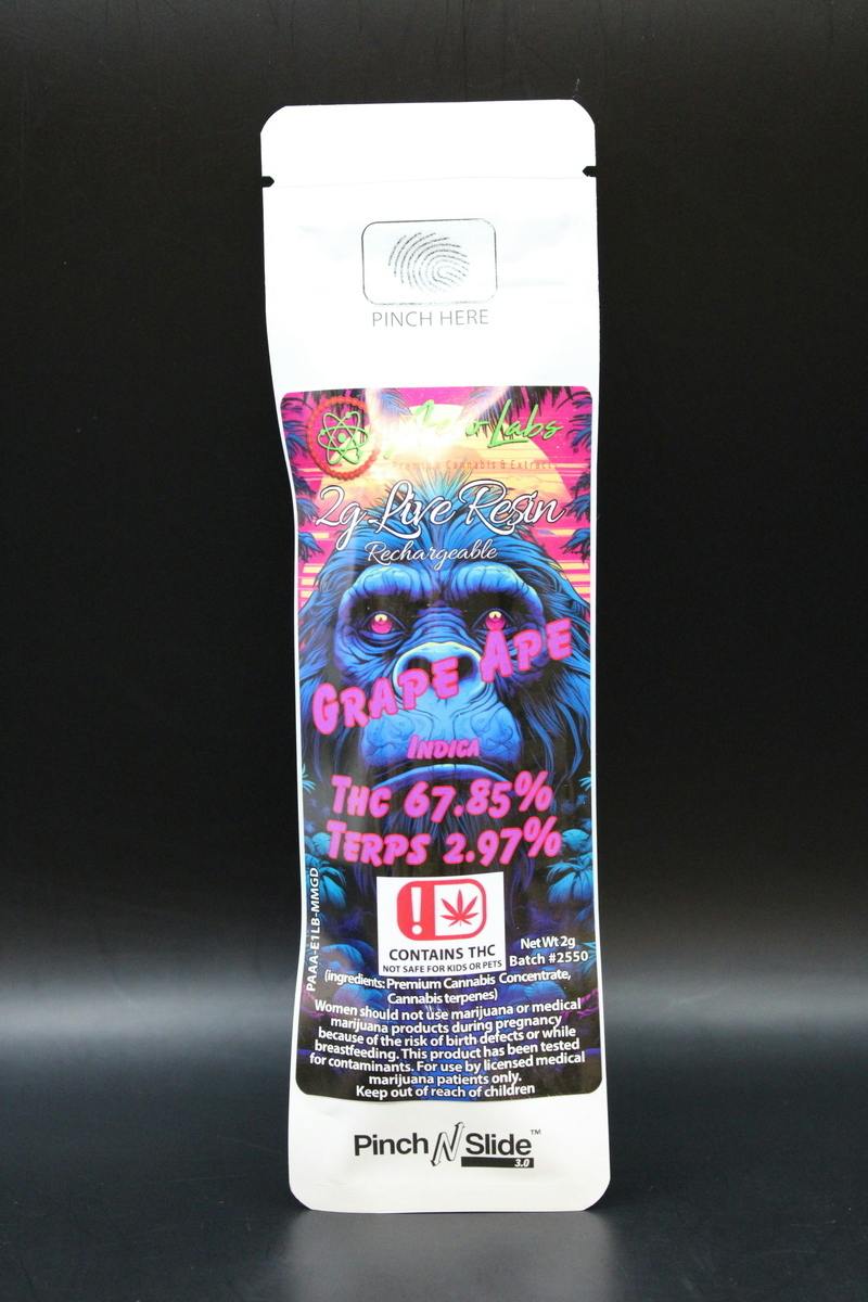 Aero Labs - Grape Ape - 2G Live Resin Disposable