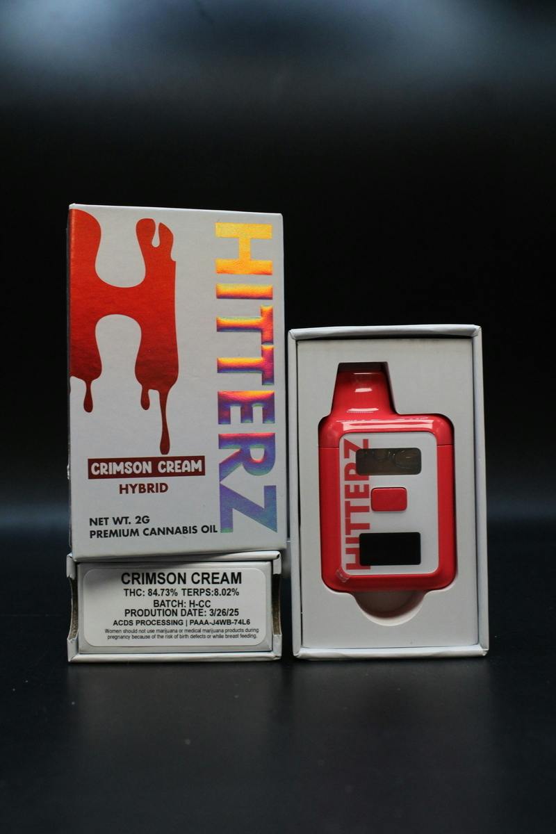 Hitterz - Crimson Cream - 2G Disposable