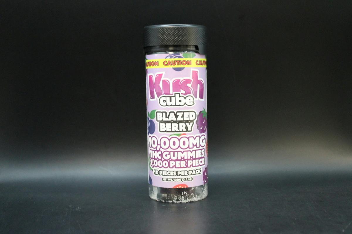 Kush Cube - Blazed Berry - 10,000MG Gummies