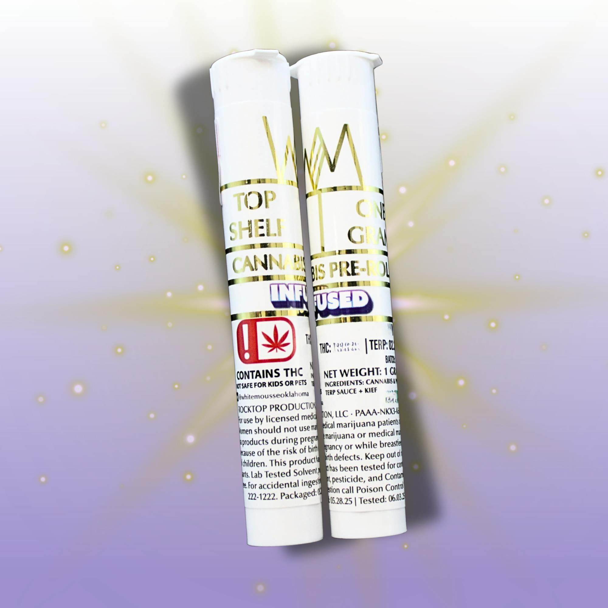 White Mousse - Orange Push Pop - 1G Infused Pre Roll at Tropic Canna