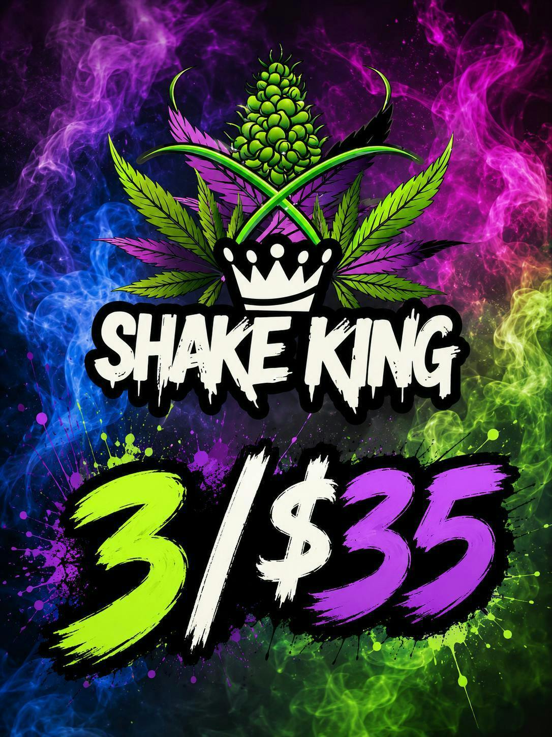 Shake King - Banana Float - Pre-Pack Shake (2oz/$21.55) (3oz/$30.17)