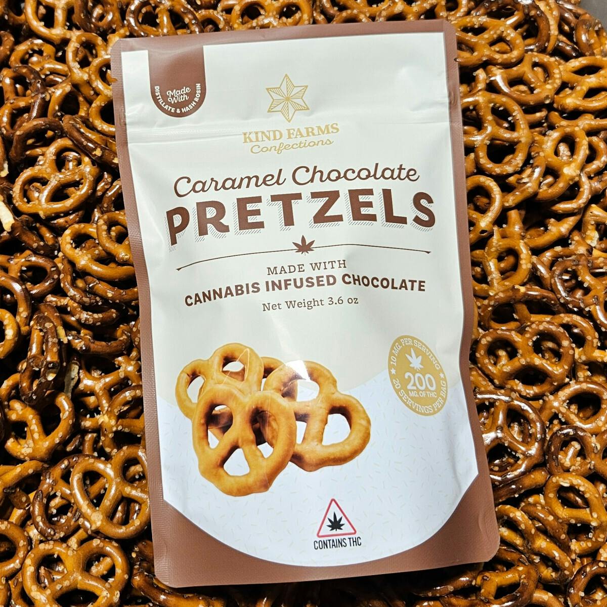 Chocolate Covered Pretzels Caramel