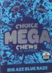 Choice- Big Azz Blue Razz Mega Chews 200mg (2x100mg)