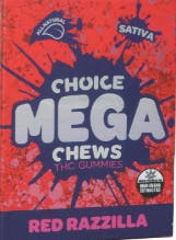 Choice- Red Razzilla Mega Chews 200mg (2x100mg)