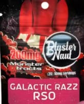 Monster- Galactic Razz RSO Blaster Naut 200mg (1 Piece)