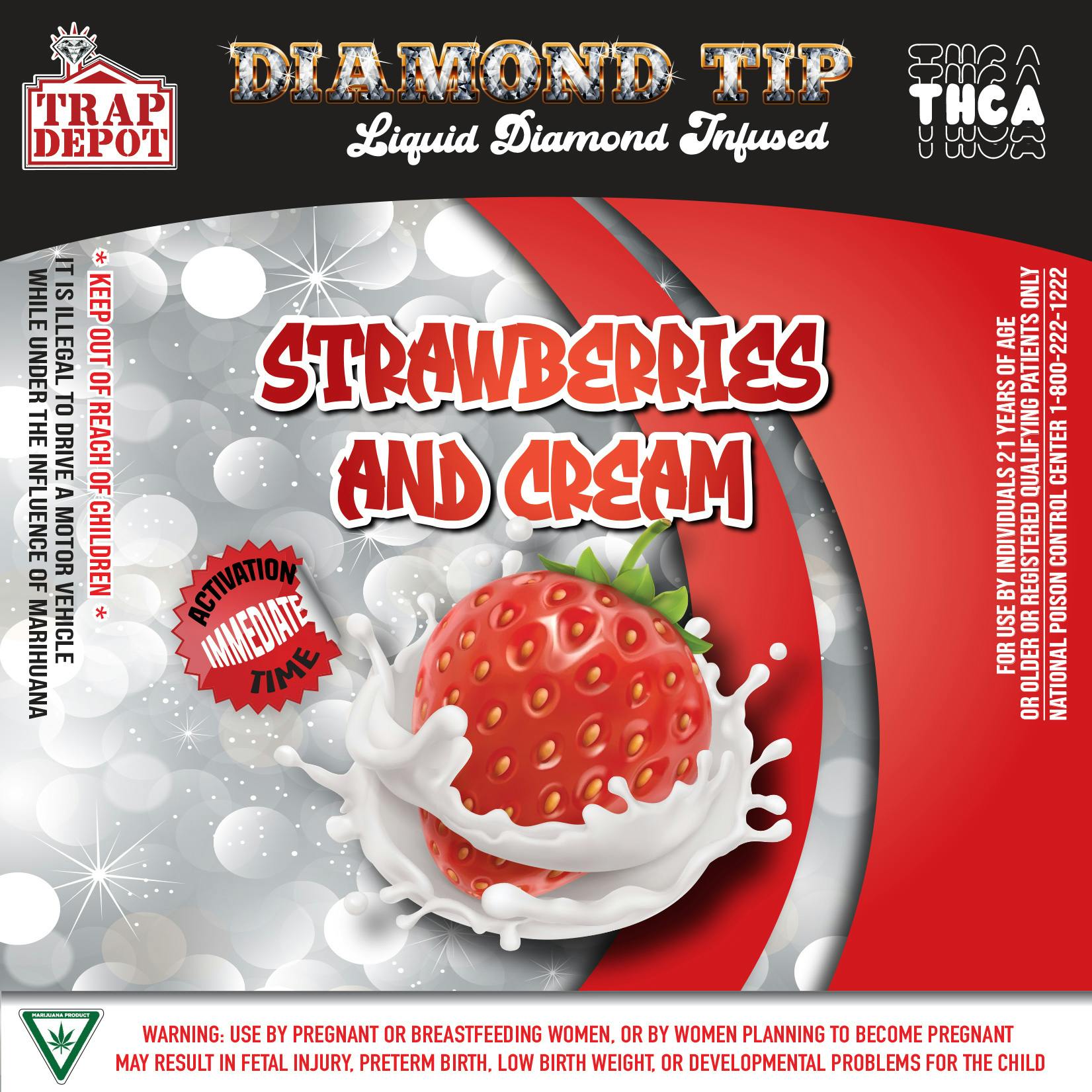 Strawberries & Cream | Infused Joints | 1.2g