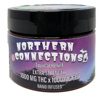 Northern Connections- Topical Pain Rub 2000:1000 (THC:CBD)