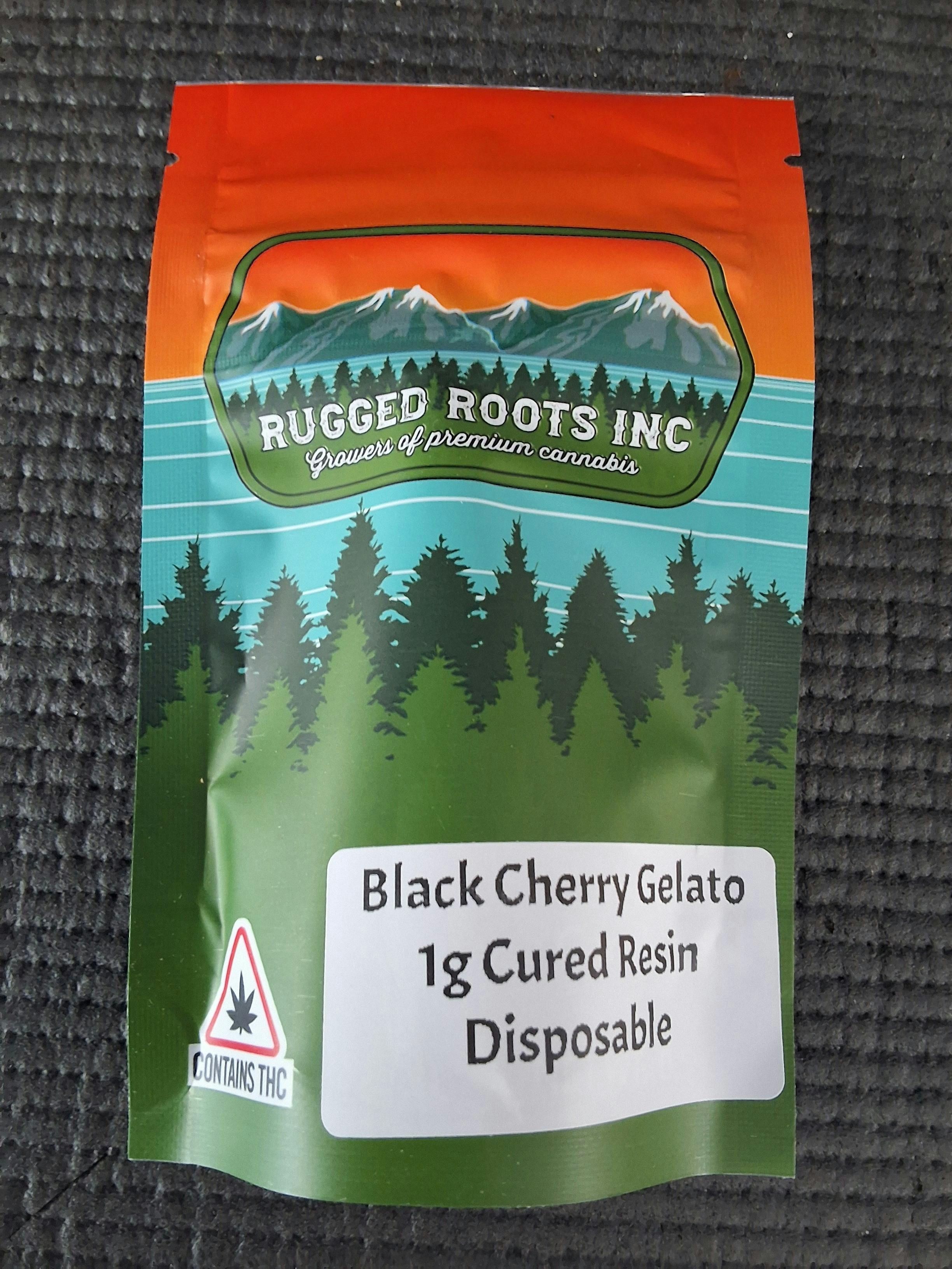 Rugged Roots | Disposable Cured Resin Black Cherry Gelato Cartridge 1g by Rugged Roots