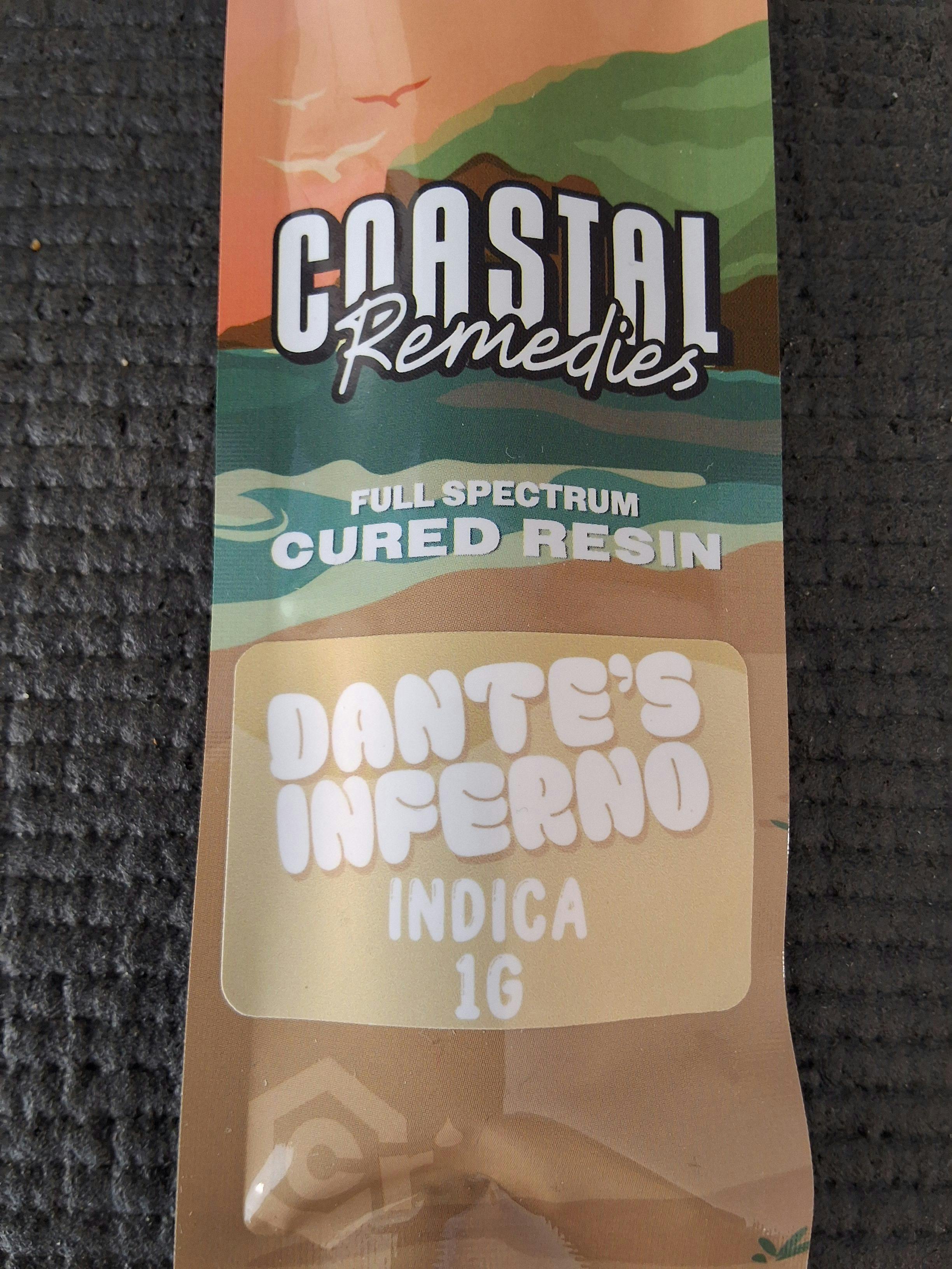 Dantes Inferno 1g cured resin disposable