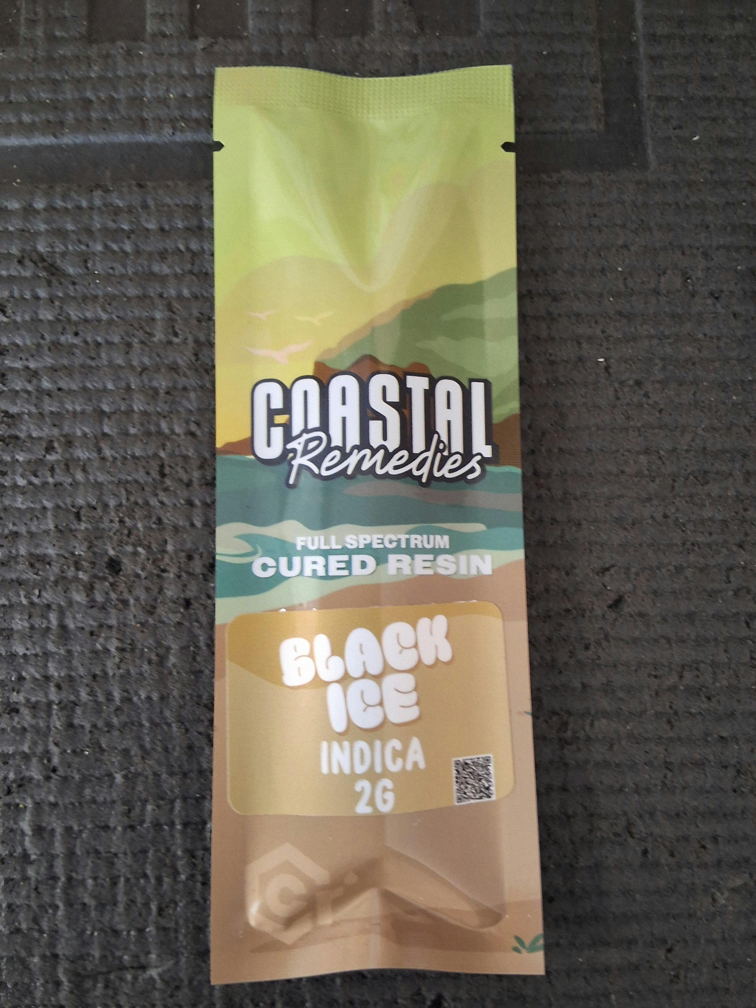 Black Ice 2g cured resin disposable