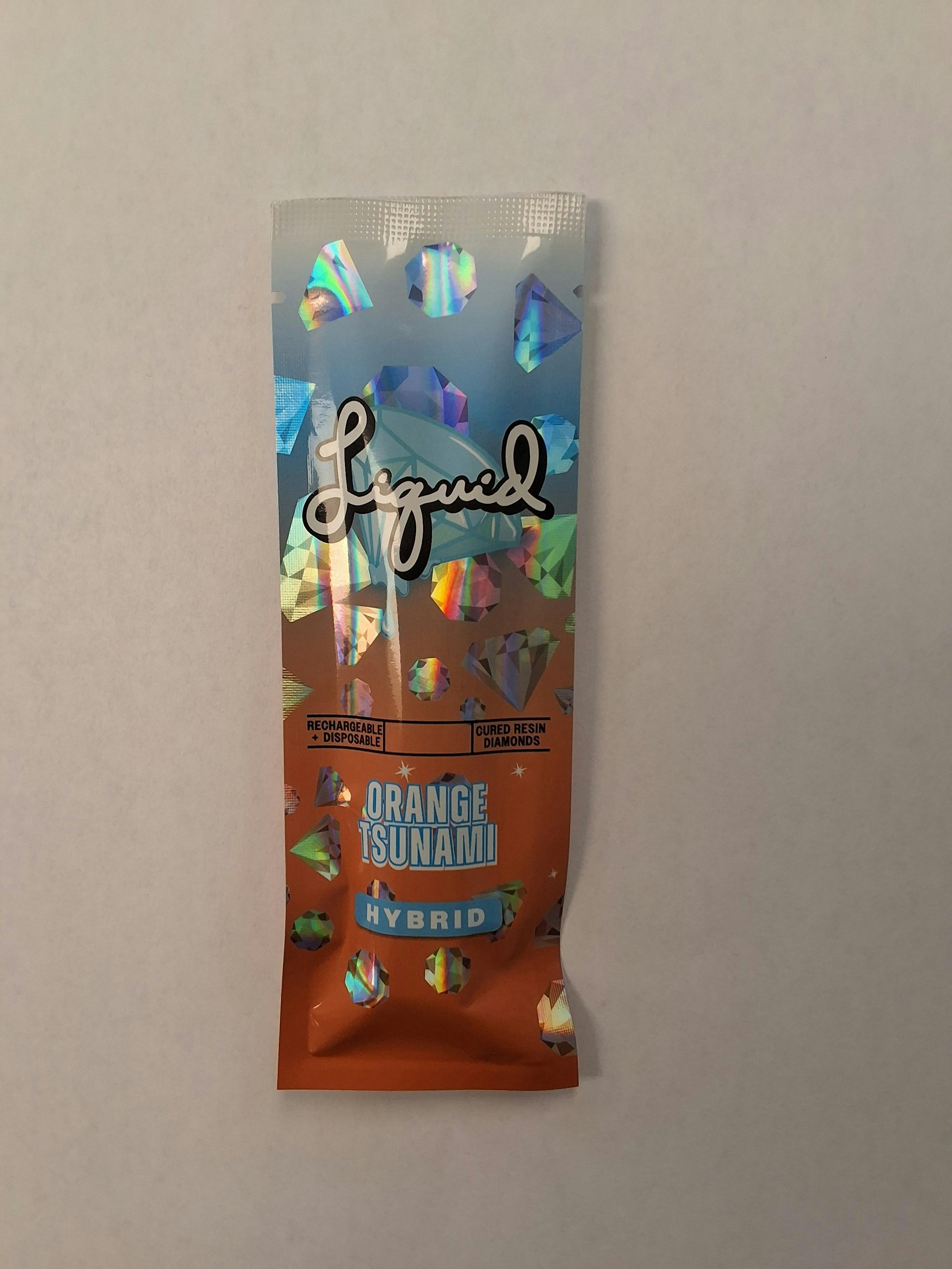 Orange Tsunami | 1g Cured Diamond Disposable | Liquid by Coastal Remedies