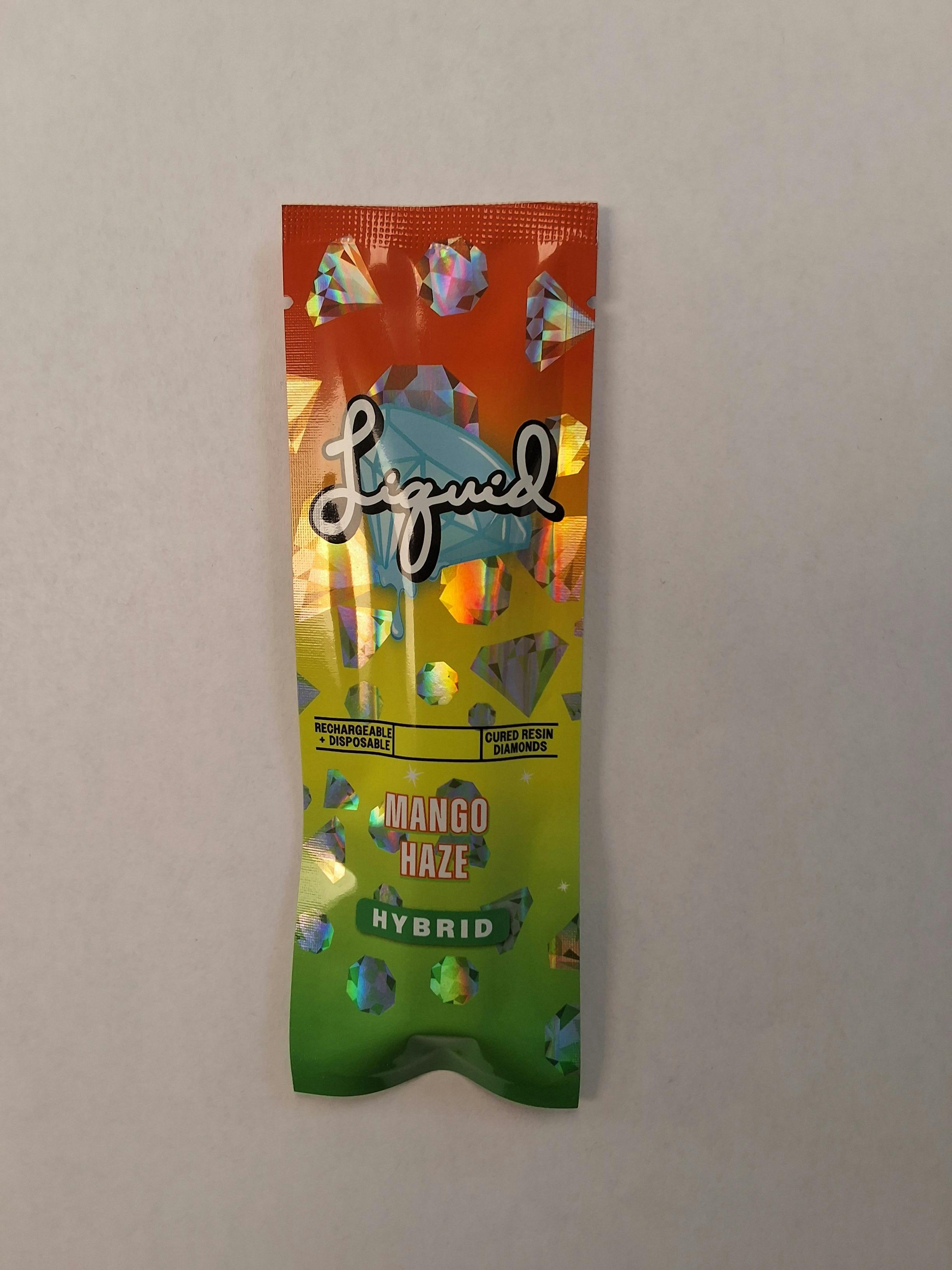 Mango Super Silver Haze | 1g Cured Diamond Disposable | Liquid by Coastal Remedies