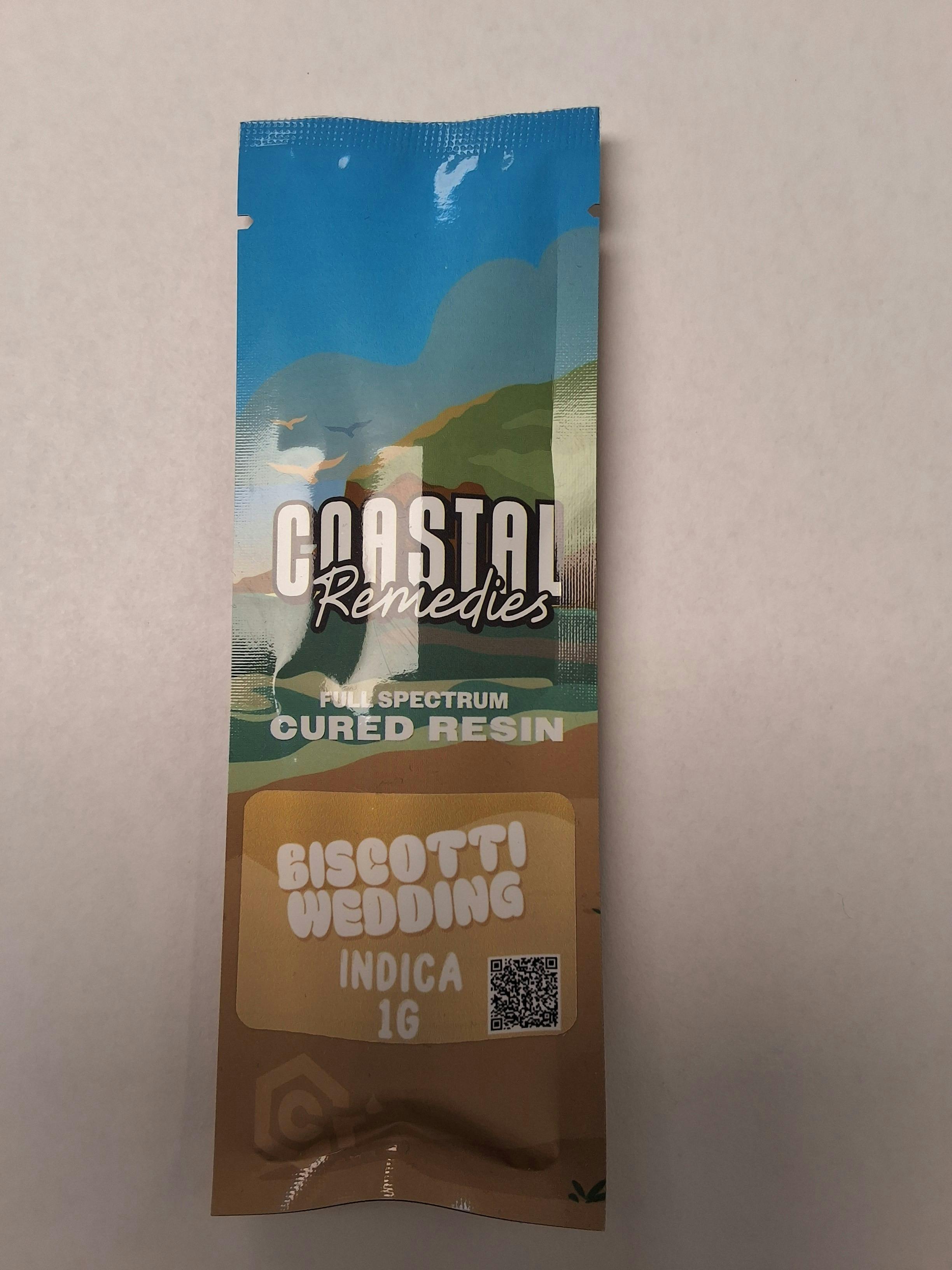 Biscotti Wedding 1g cured resin disposable