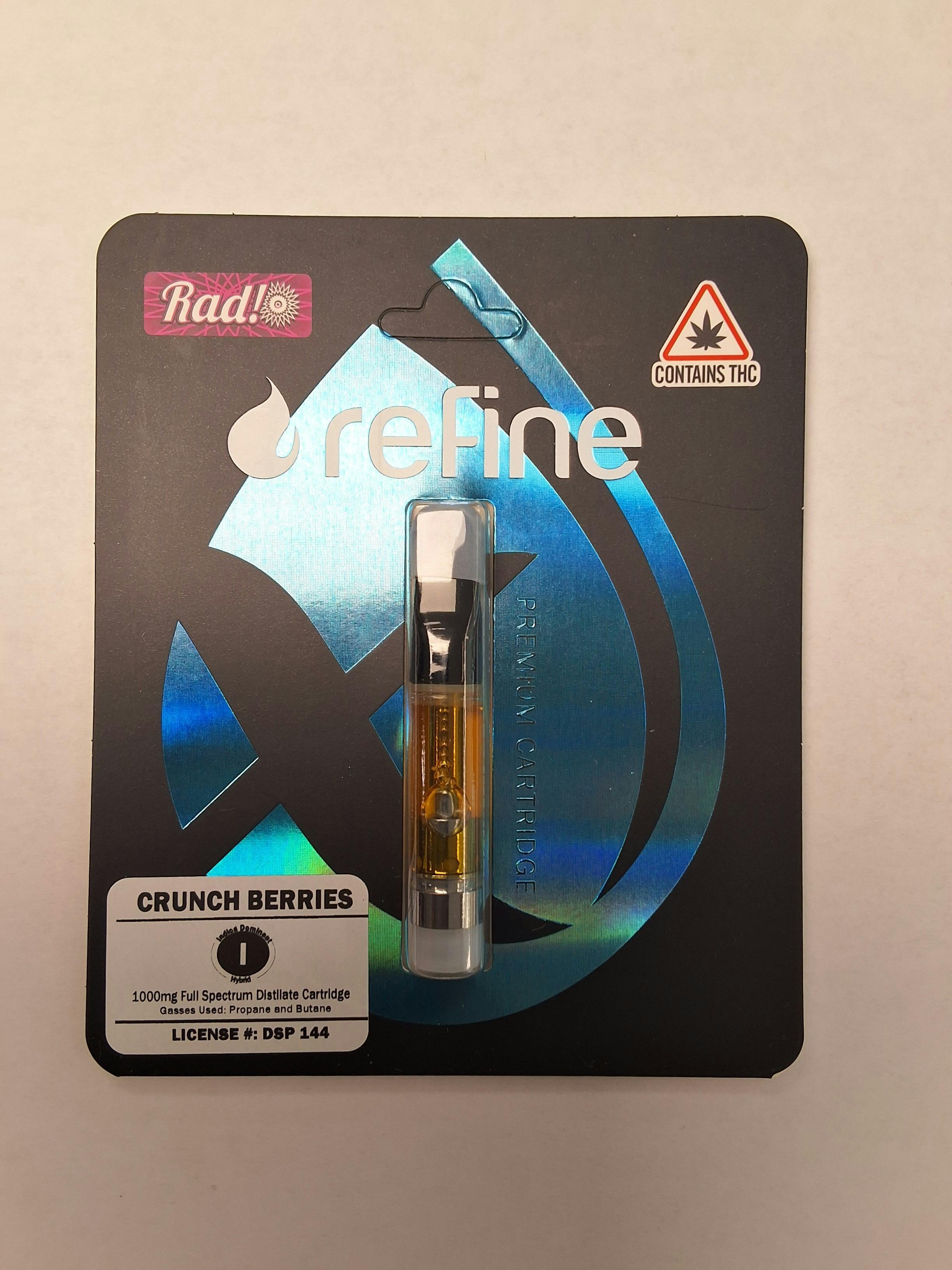 Crunch Berries 1g Distillate Cartridge