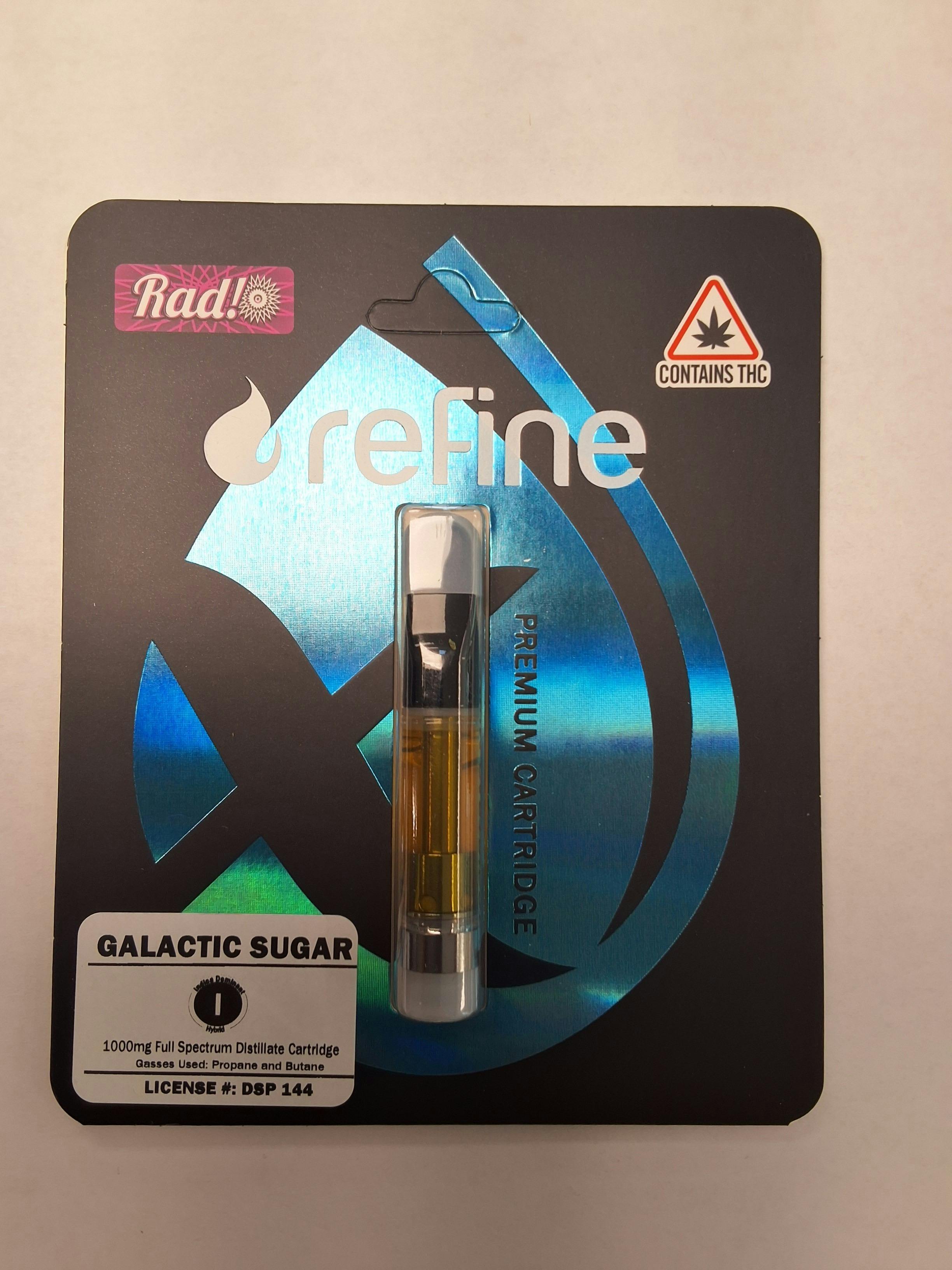 Galactic Sugar 1g Distillate Cartridge