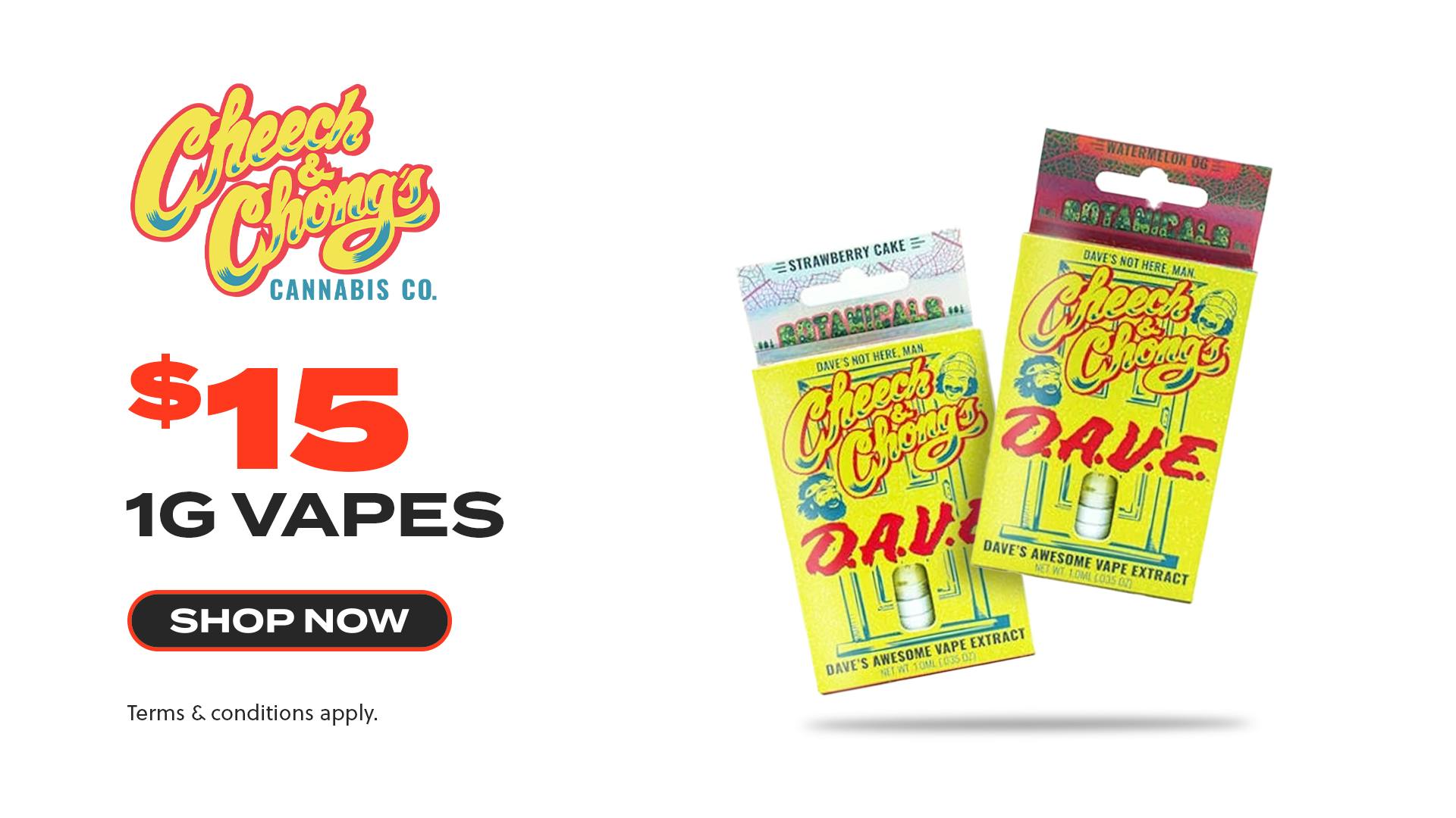 cheech and chong vape Cheech & Chong - $15 1g Vapes at JARS Cannabis - Safford