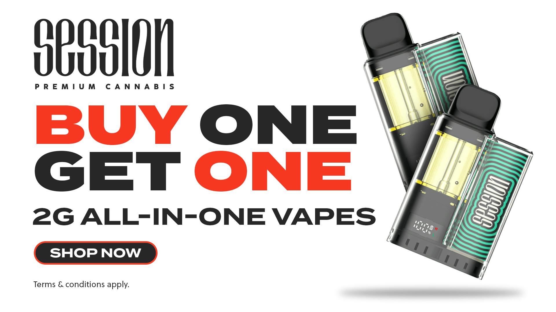 buy one get one vape Session - BOGO 2g All-In-One Vapes at JARS Mesa Pack Size:Watermelon Frost/Buy 3 Get 2 Free vaporesso xros 3 charging Vancouver