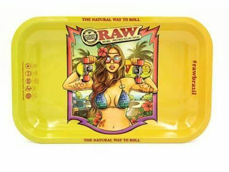 Raw Metal Tray- Small Brazil