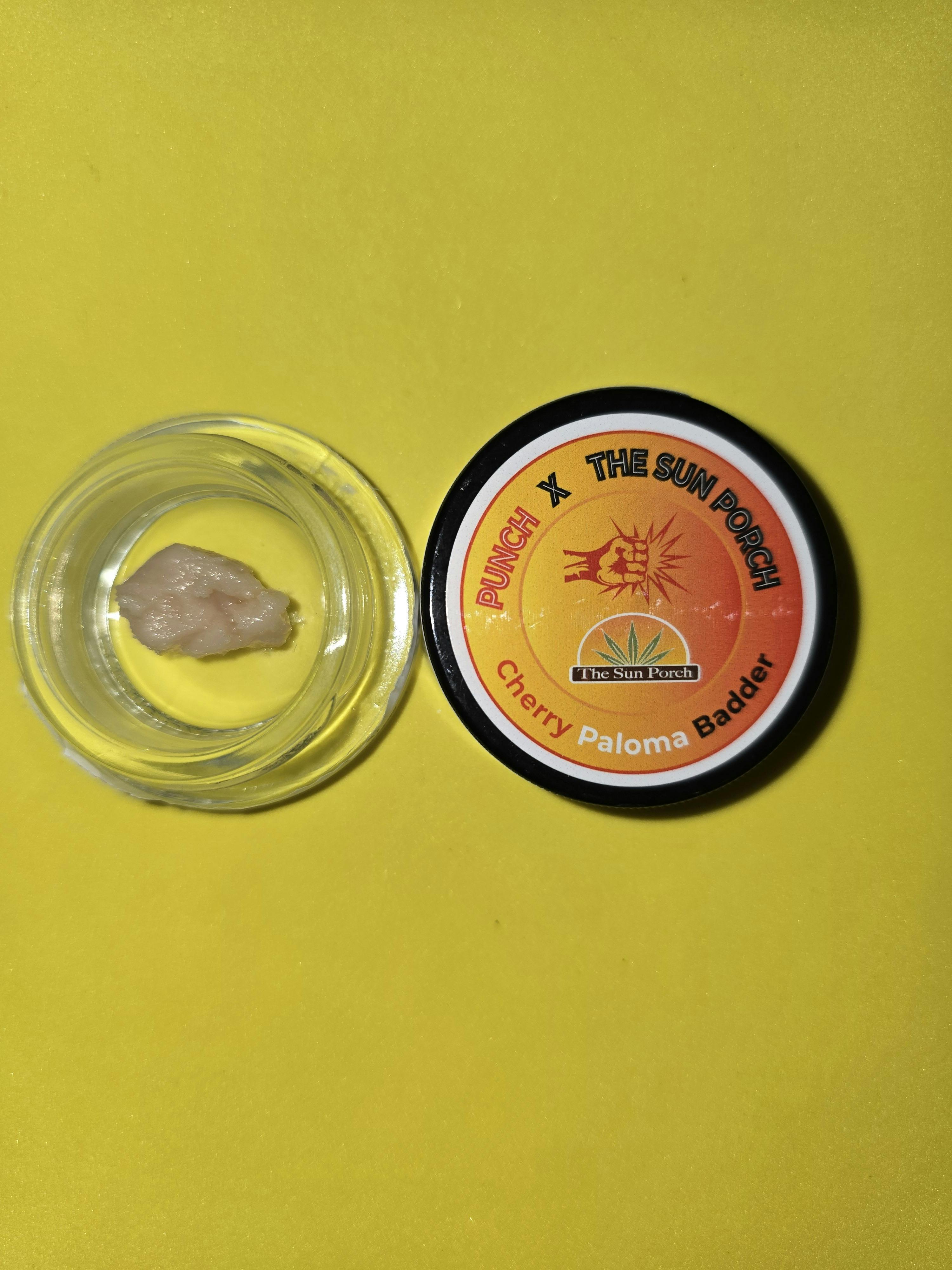 Cherry Paloma Badder Gold Tier Live Rosin Cold Cure Badder (1g)